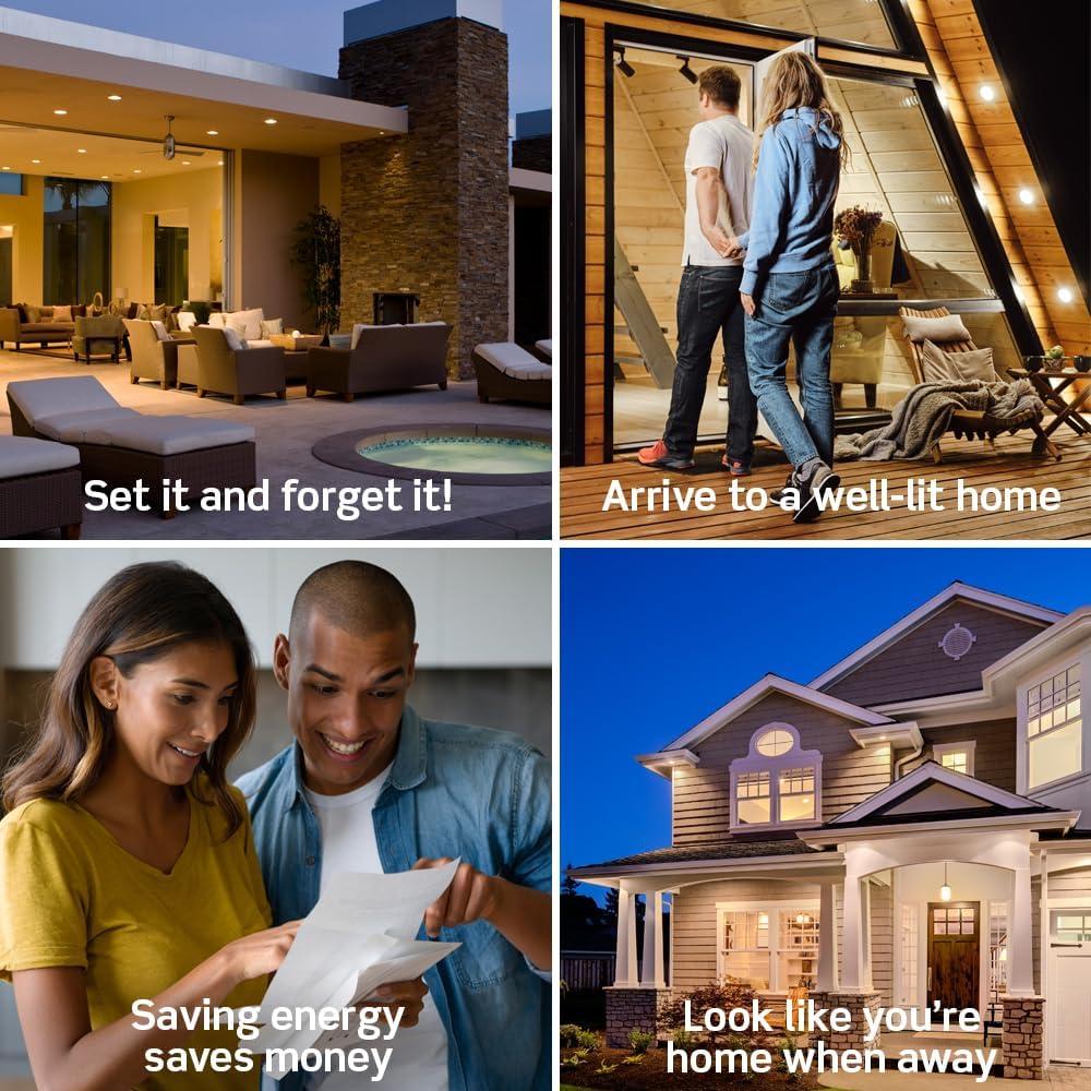 Interruptor Temporizador Programable Leviton VPT24-1PZ Blanco