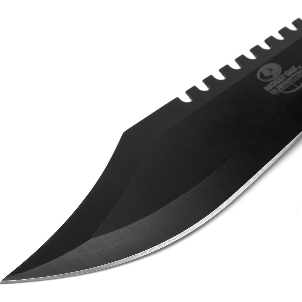 Cuchillo de Caza de Supervivencia Mossy Oak 38 cm con Funda