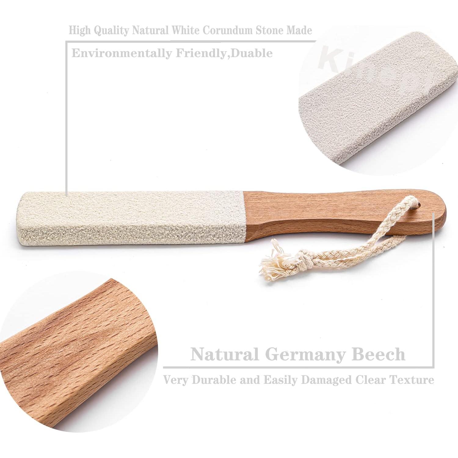 Removedor de Callos Kinepi Lima de Pies de Madera y Corindón