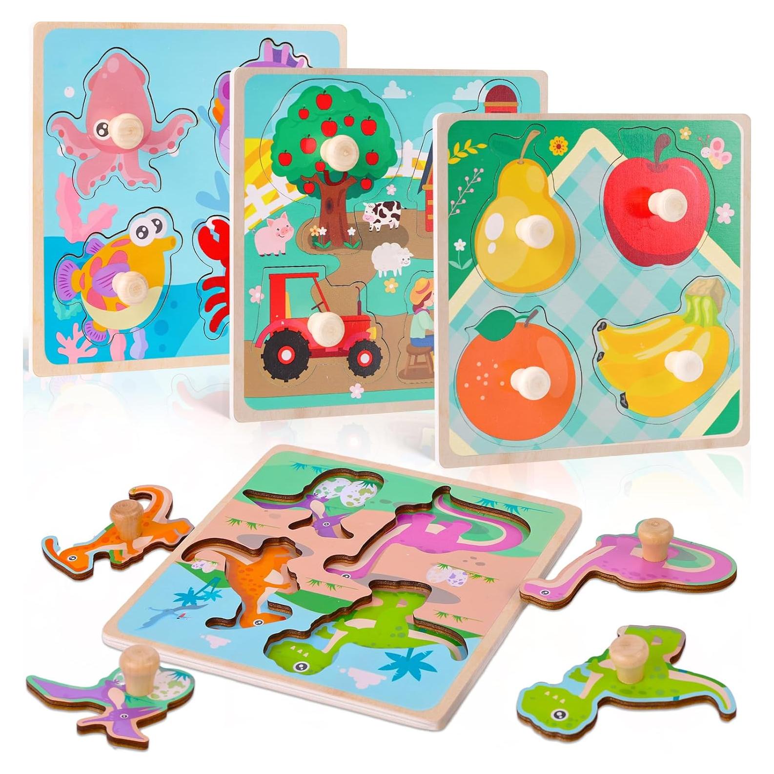 Rompecabezas de Clavos LOVESTOWN 4 PCS Educativos 14.73 cm