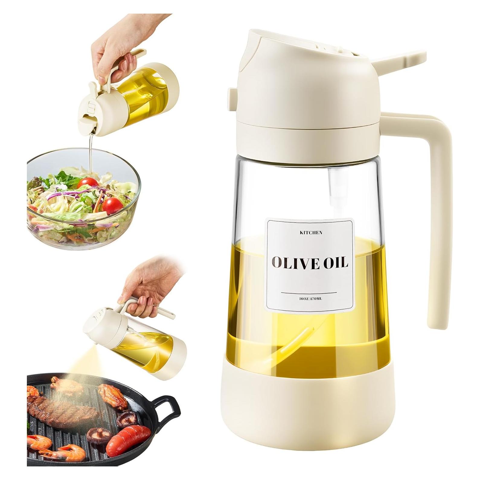 Botella dispensadora de aceite PARACITY 500ML con rociador