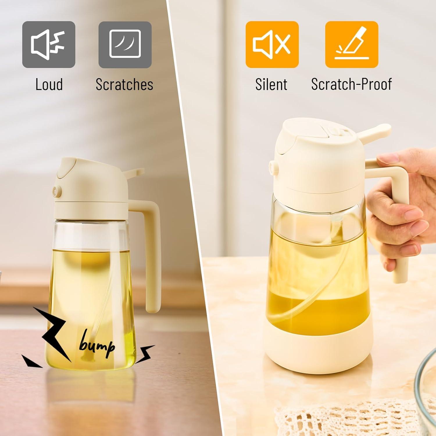 Botella dispensadora de aceite PARACITY 500ML con rociador