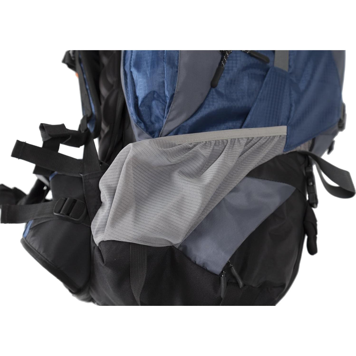 Teton Outfitter 4600 Ultralight Internal Frame High-Performance Backpack for Hiking, Camping, Travel, and Outdoor Activities; 75L, Blue