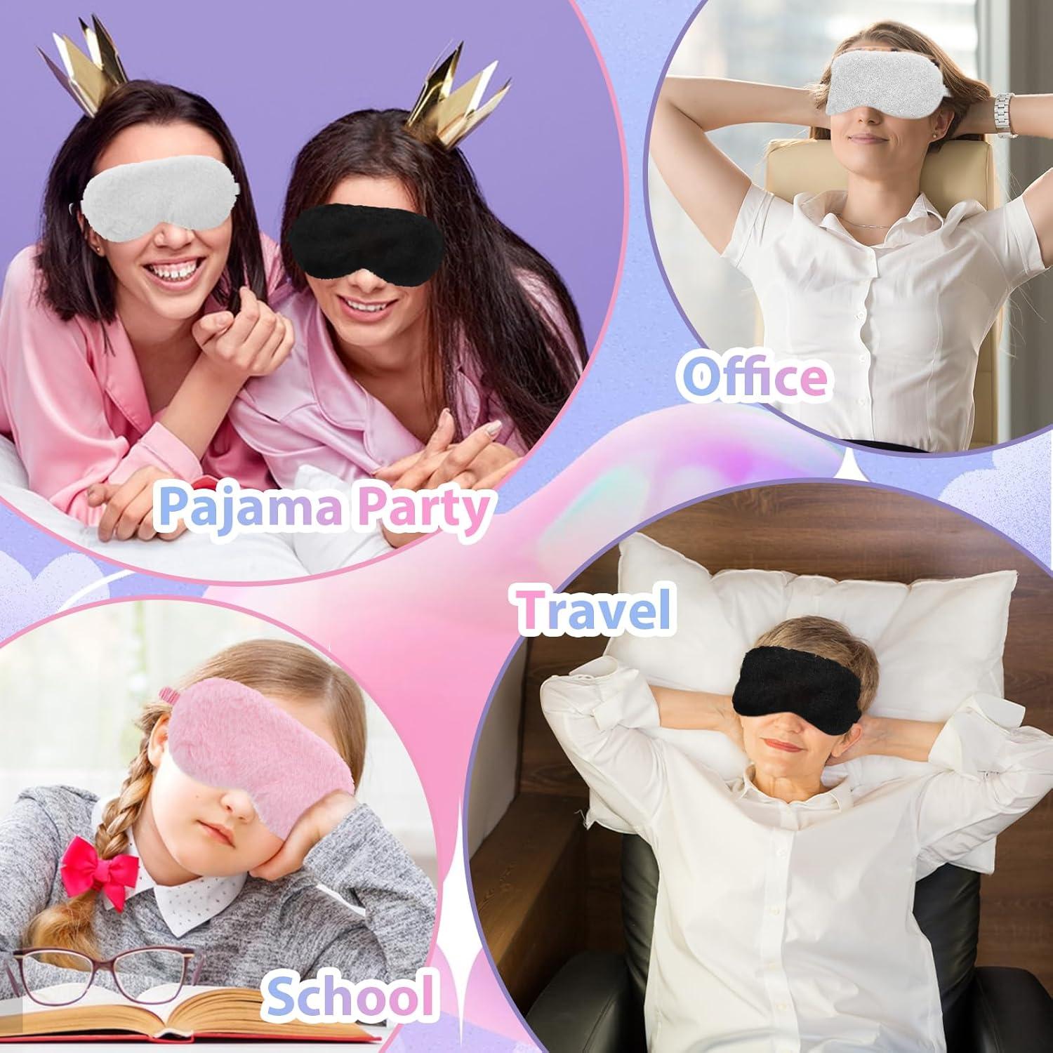 3 Pcs Máscaras de Ojos de Felpa WY LIGHTING para Dormir