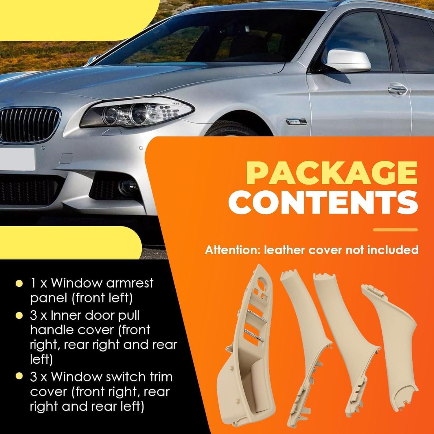 Cubierta de Mango de Tirón Interior Beige Aspaton 5 Series F10 F11