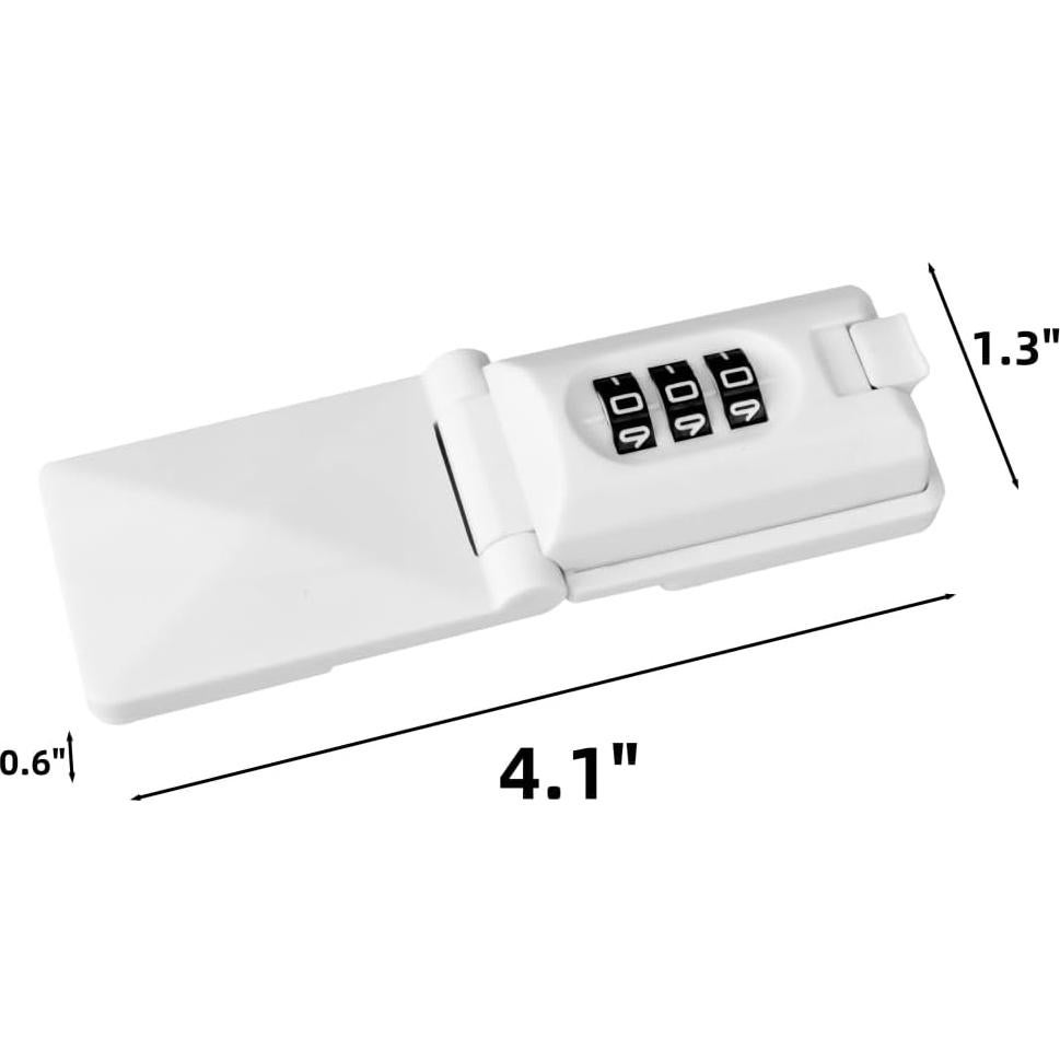 Cerraduras de Cajón Seguridad Infantil REZIPO 2 Piezas Blanco