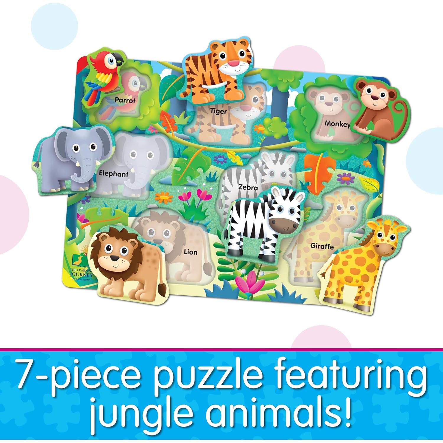 Rompecabezas Educativo Selva 7 Piezas El Viaje del Aprendizaje