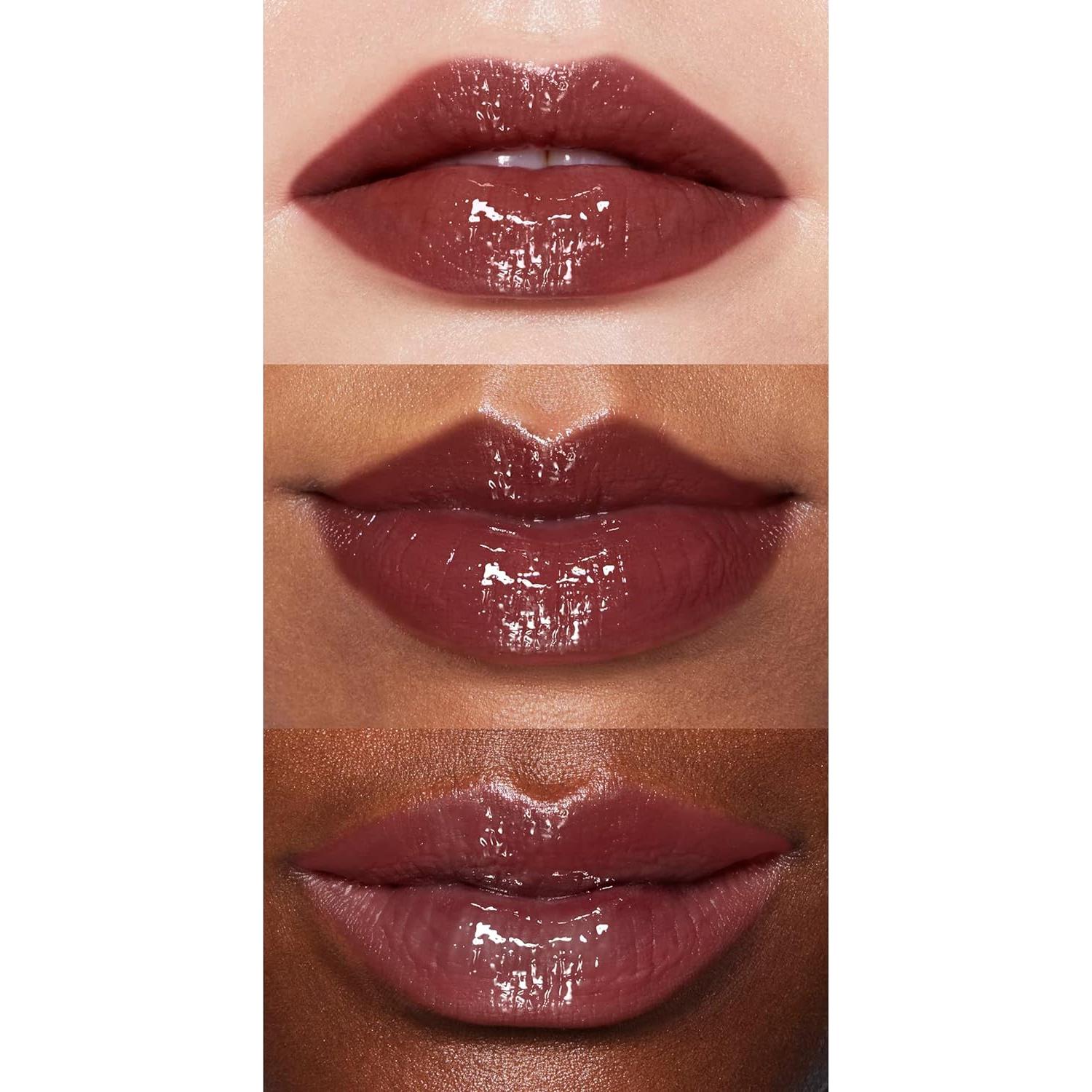 e.l.f. Lip Lacquer, Nourishing, Non-Sticky Ultra-Shine Lip Gloss With Sheer Color, Infused With Vitamins A & E, Vegan & Cruelty-Free, Black Cherry