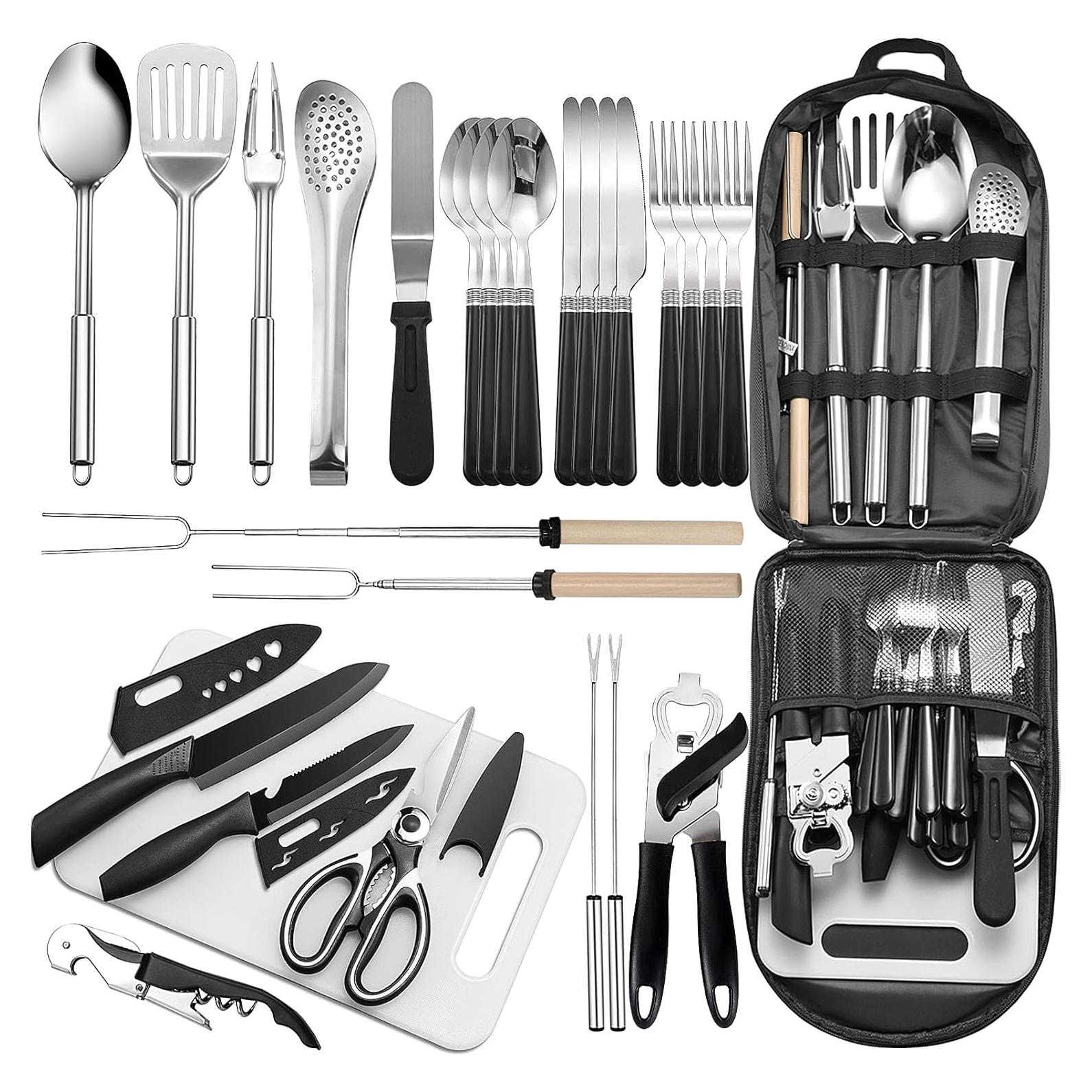 Juego de Utensilios de Cocina Freehiker 27 Piezas Camping