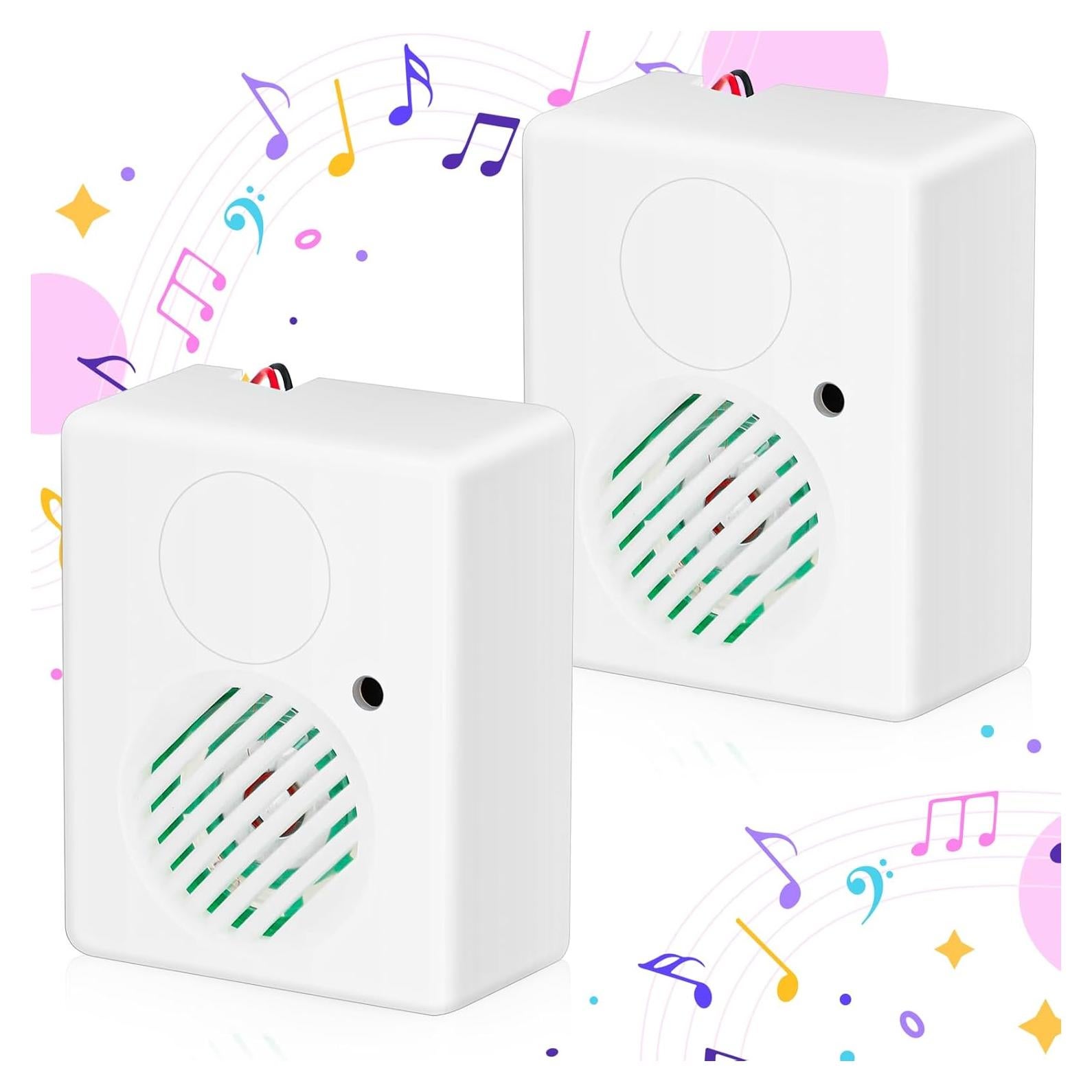 Sensores de Sonido de Halloween Seenelling - 2 Pcs, ABS, 6 cm