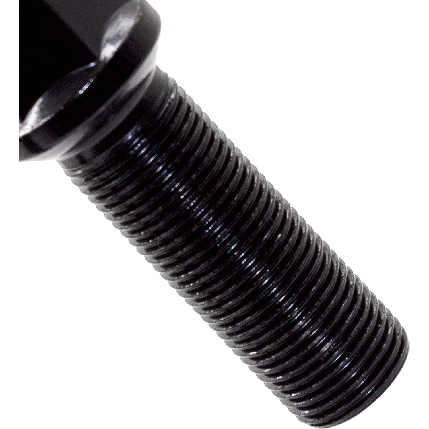 Pernos de Rueda M14x1.5 20 Pcs Acabado Negro Accesorios de Rueda