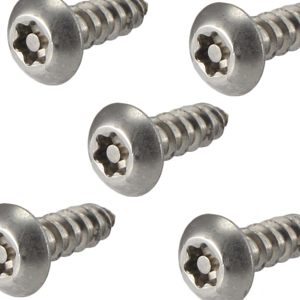 Tornillos de Seguridad Torx Fastenere #12 x 1.9 cm Acero Inoxidable 25-Pack
