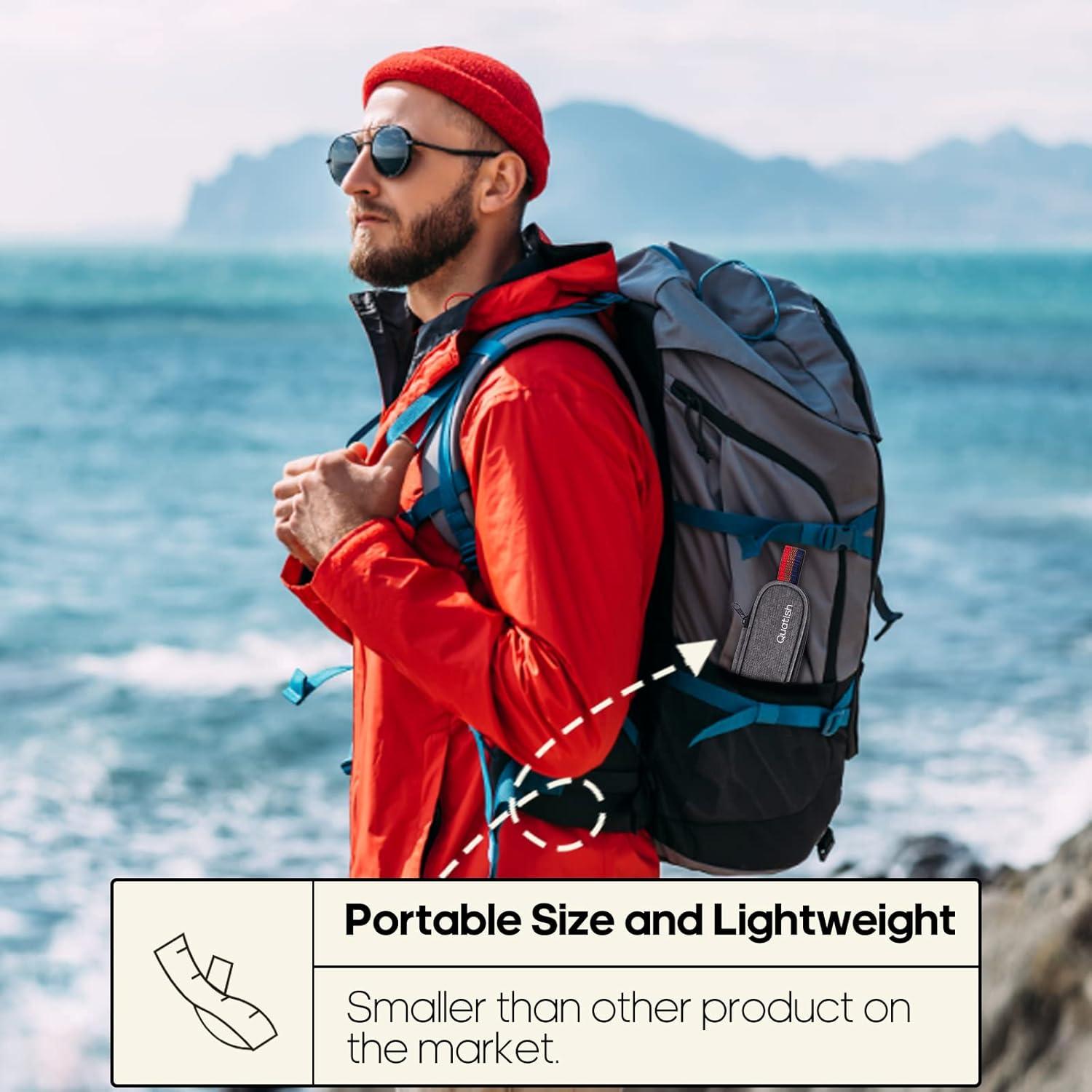 Set de Utensilios de Viaje Quatish Acero Inoxidable 5 Pzs