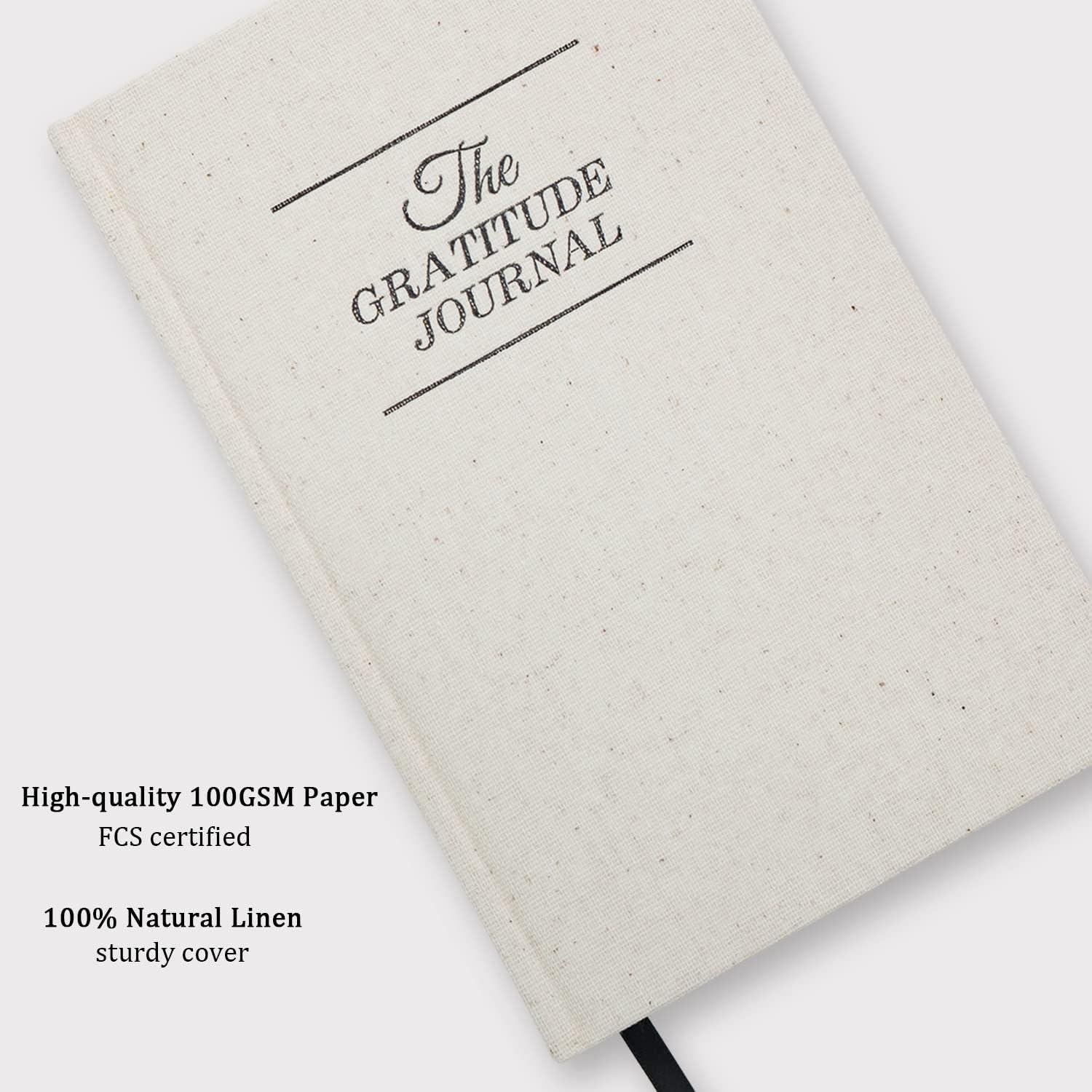 Diario de Gratitud Delfín Sobrio 192 Páginas Beige