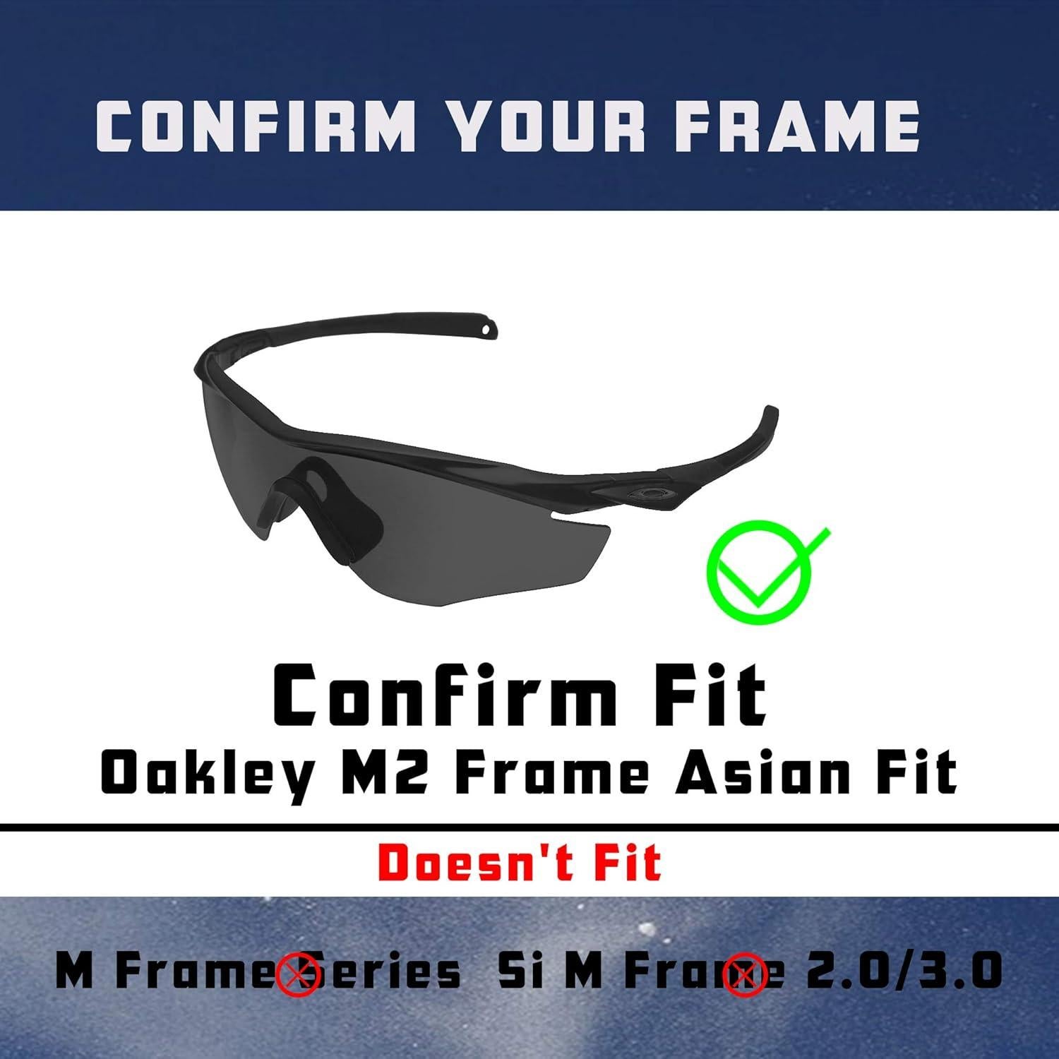 Lentes de Reemplazo Polarizados Predrox para Oakley M2 Amarillo HD