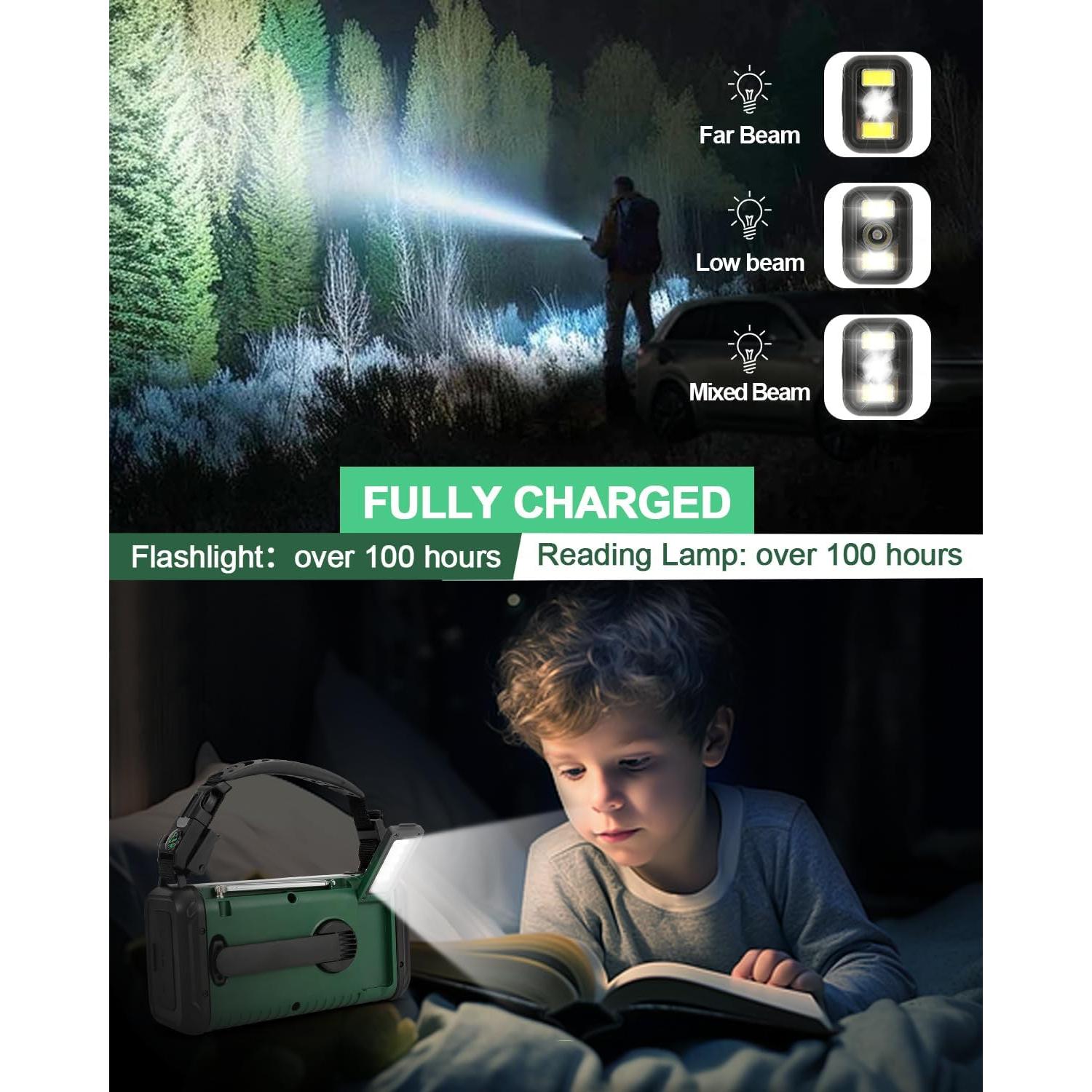 Radio de Emergencia iRonsnow Condor 20000mAh Solar