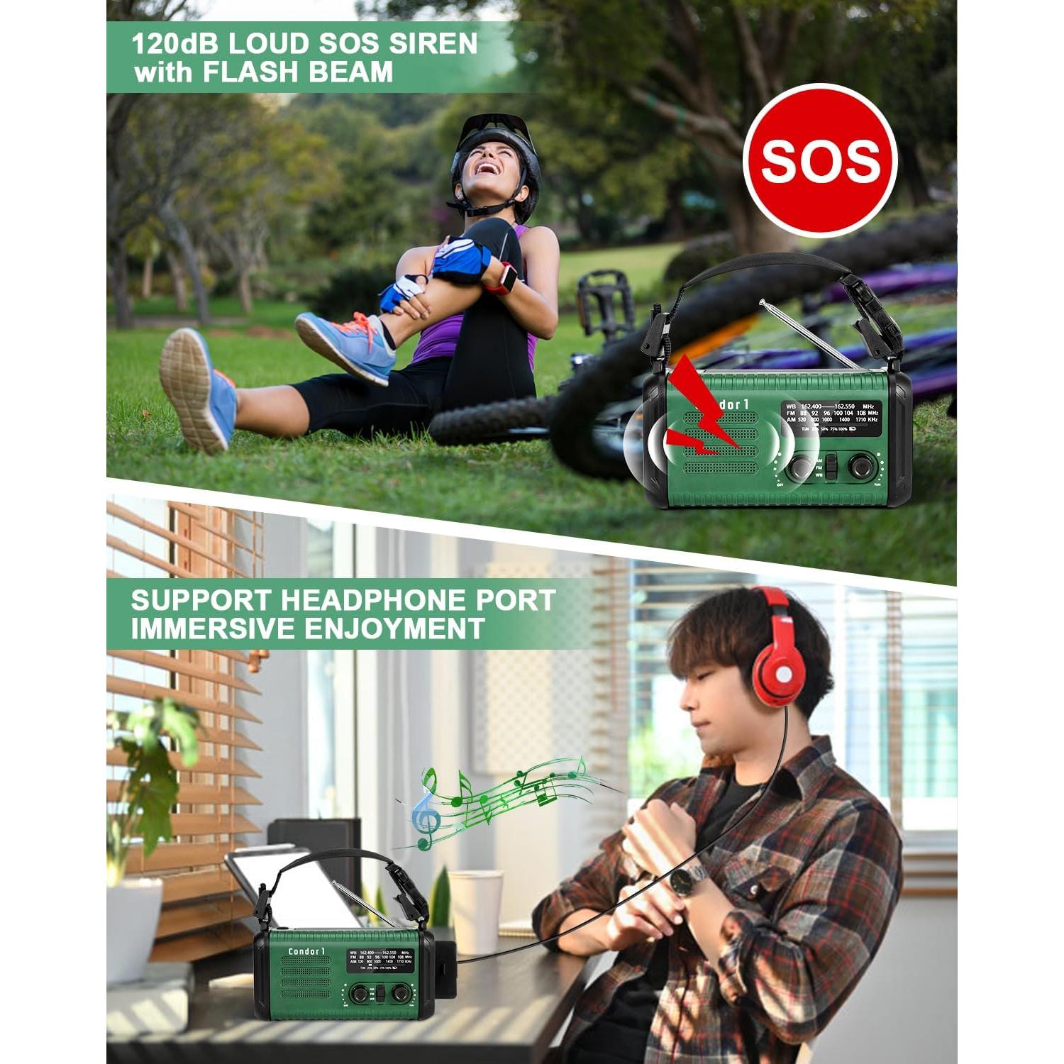 Radio de Emergencia iRonsnow Condor 20000mAh Solar