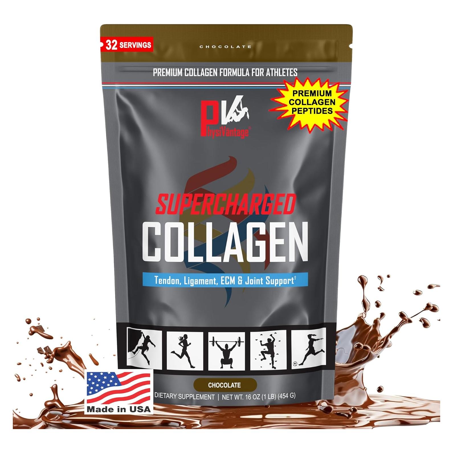 Polvo de Colágeno Hidrolizado PhysiVantage Chocolate 454g