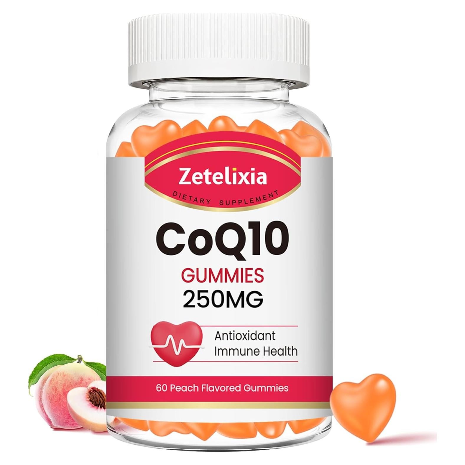 Gomitas de CoQ10 Zetelixa 60 Unidades Sabor Durazno