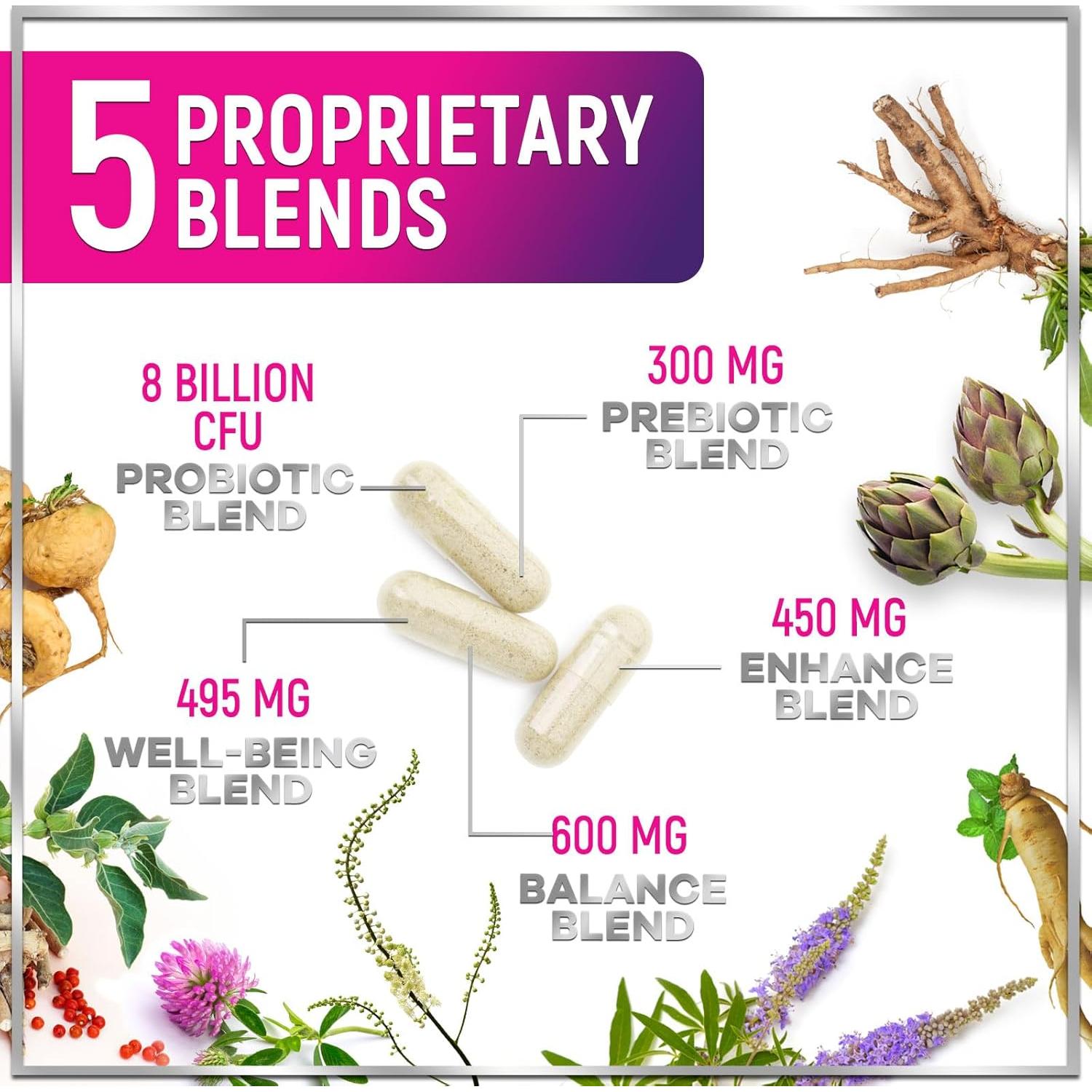 Suplemento Menopausia Hola Hermosa 60 Cápsulas Probioticos