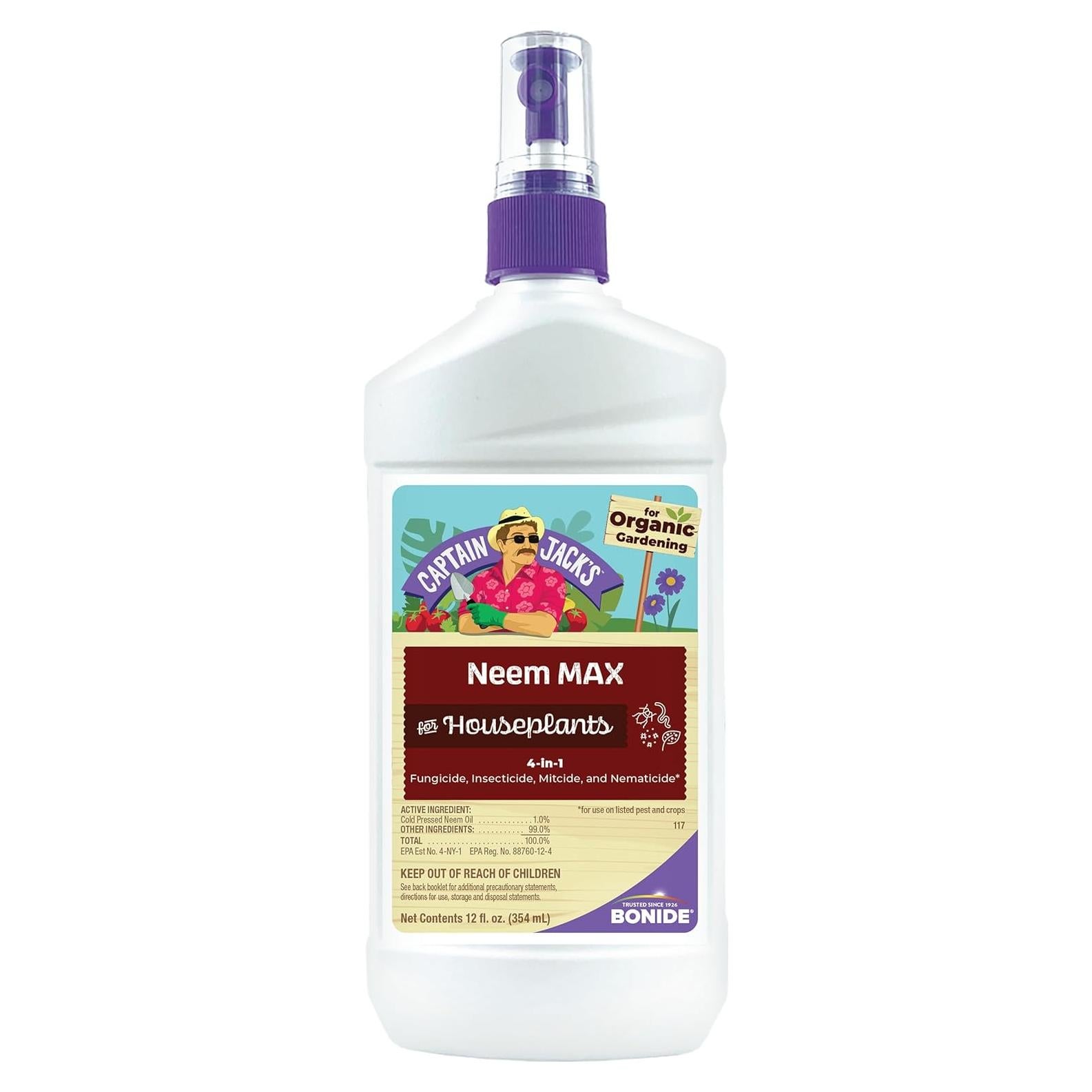 Spray Neem Max Bonide 355 ml Listo para Usar para Plantas