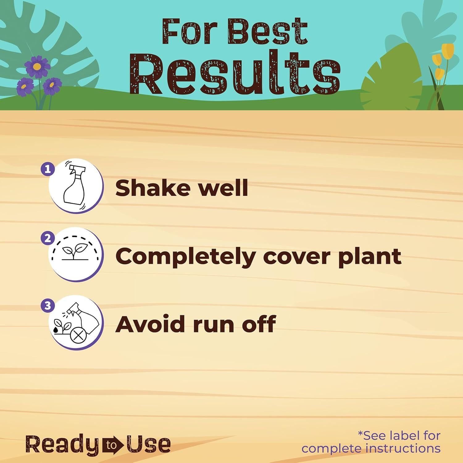 Spray Neem Max Bonide 355 ml Listo para Usar para Plantas