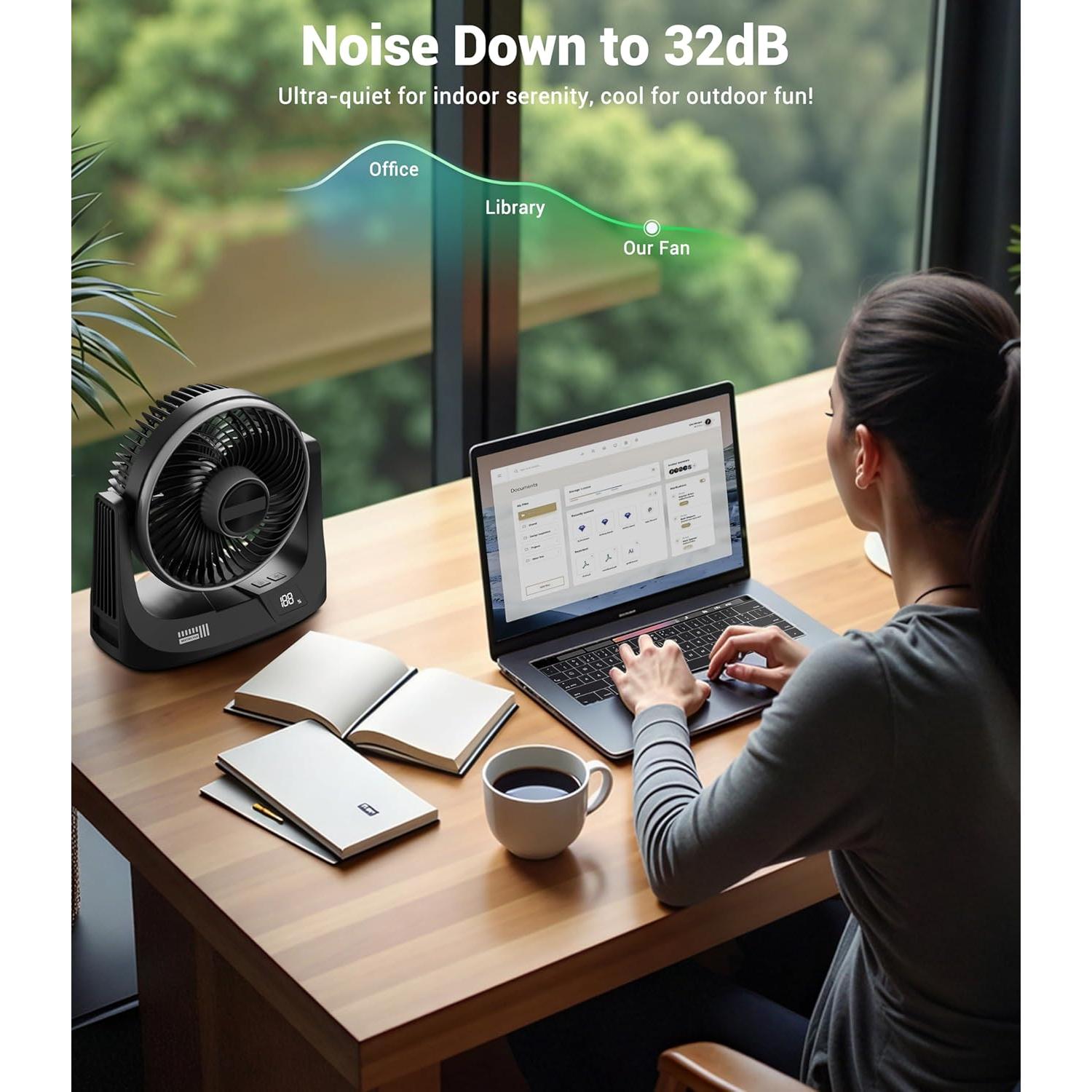 Ventilador Portátil de Nebulización Instern KW-MF15 9L Batería 20000mAh