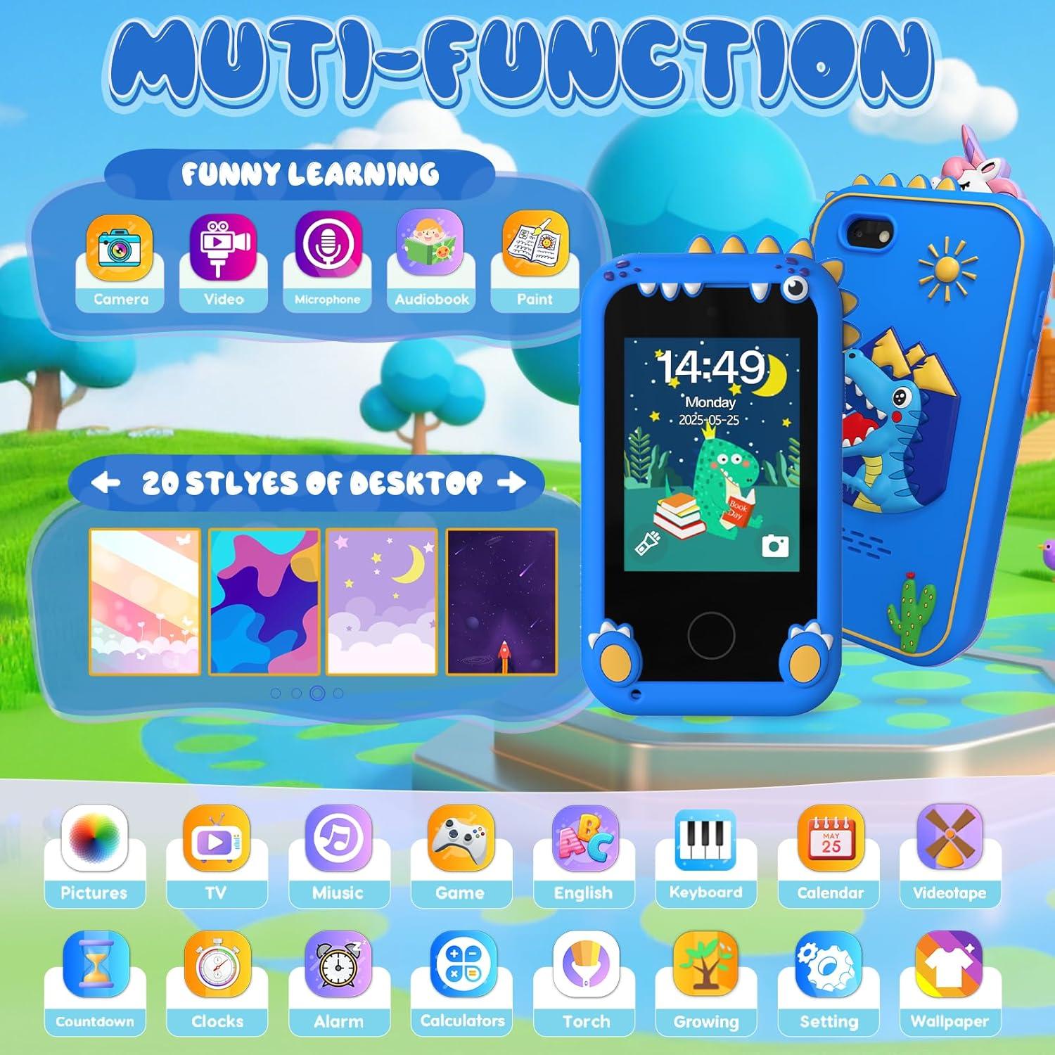 Teléfono Inteligente Juguete SnowCinda 2.8" Pantalla Táctil