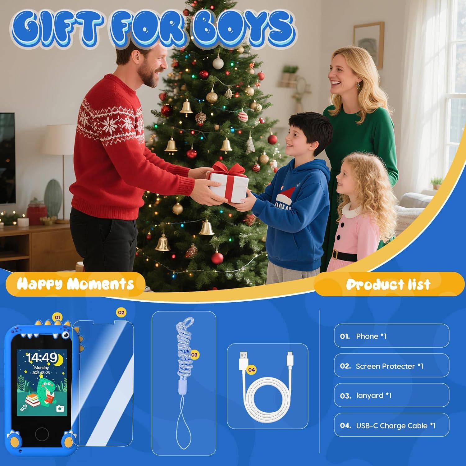 Teléfono Inteligente Juguete SnowCinda 2.8" Pantalla Táctil