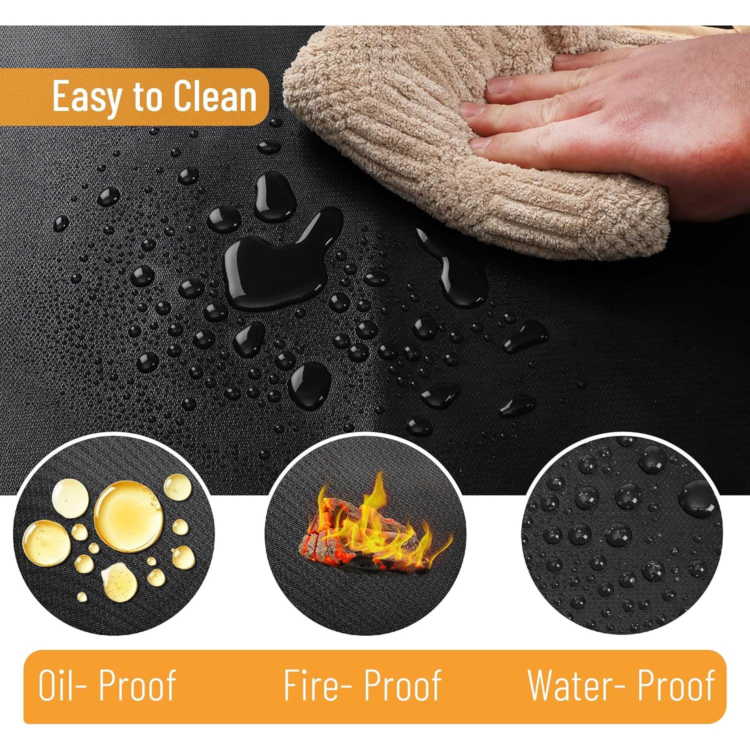 Alfombrilla Redonda Ignífuga UNCO 91.44 cm Impermeable