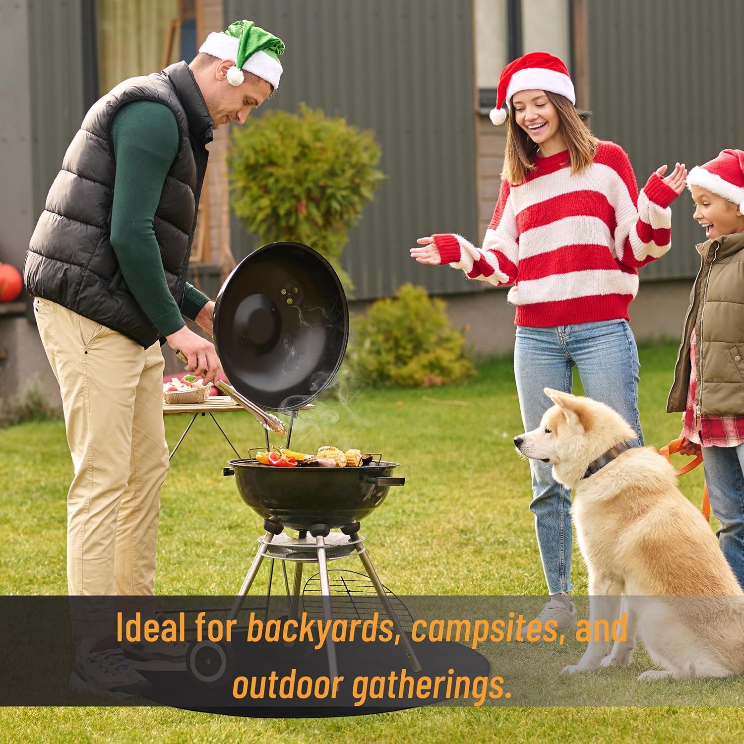 Alfombrilla Redonda Ignífuga UNCO 91.44 cm Impermeable