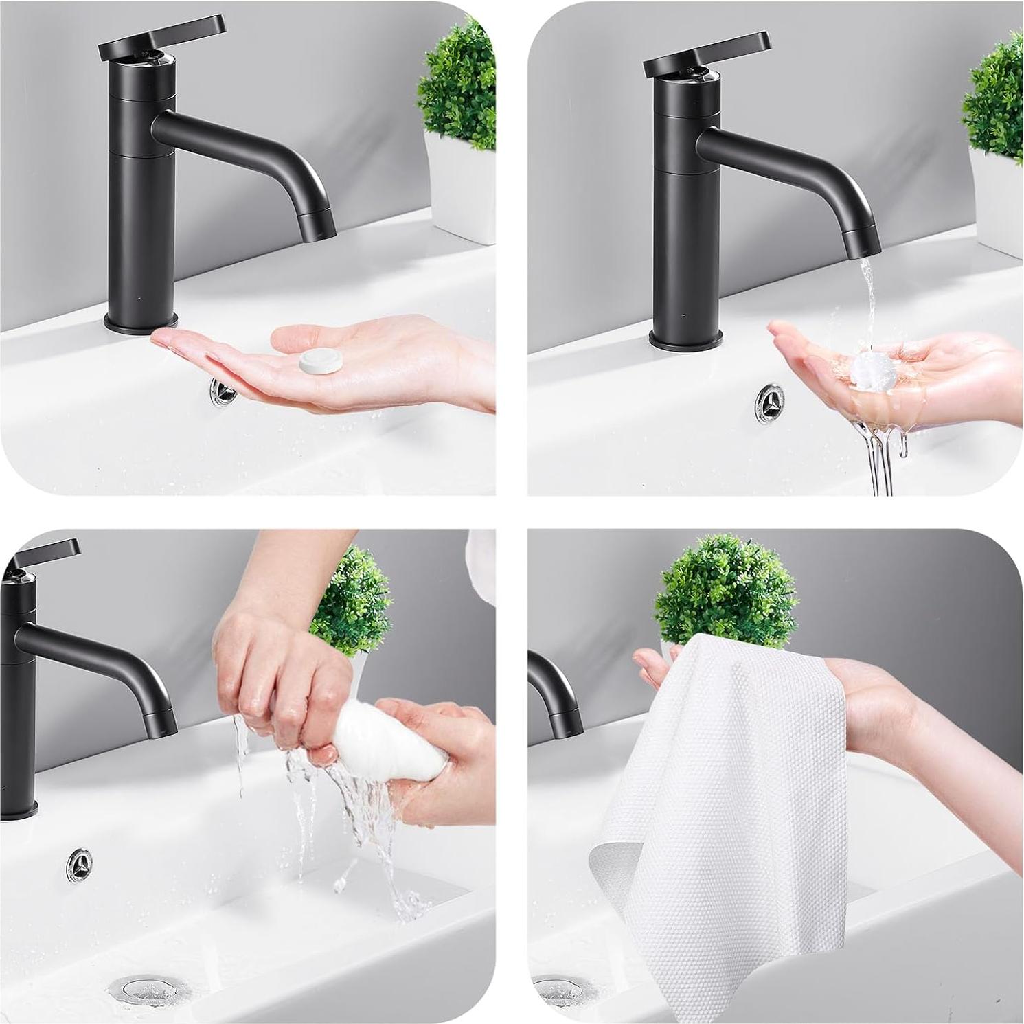 Toallas Comprimidas BigOtters 200PCS Algodón Viaje