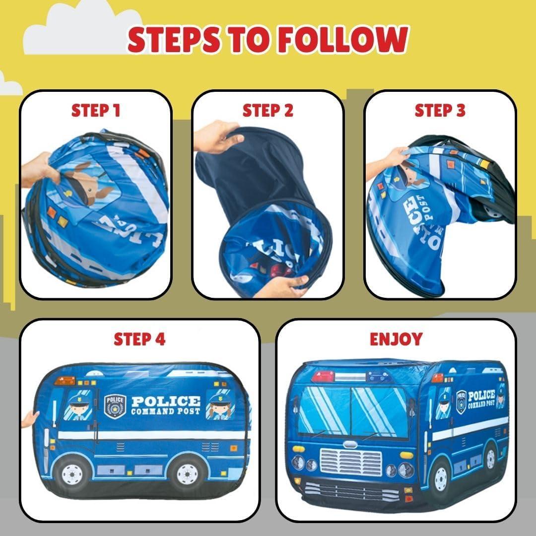 Tienda de Juego Plegable Liberty Imports Coche de Policía