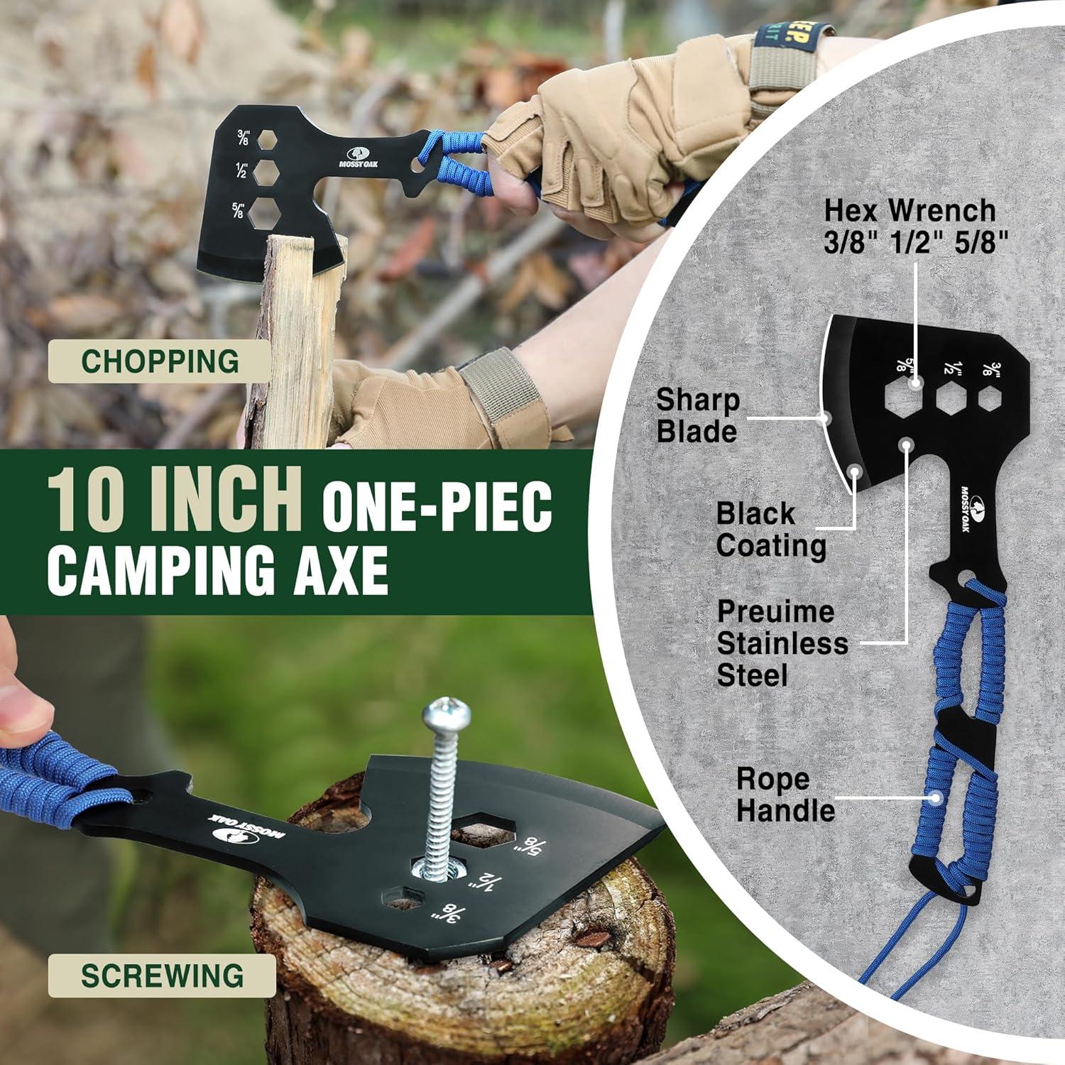 Juego de Herramientas de Camping Mossy Oak - 15 Piezas