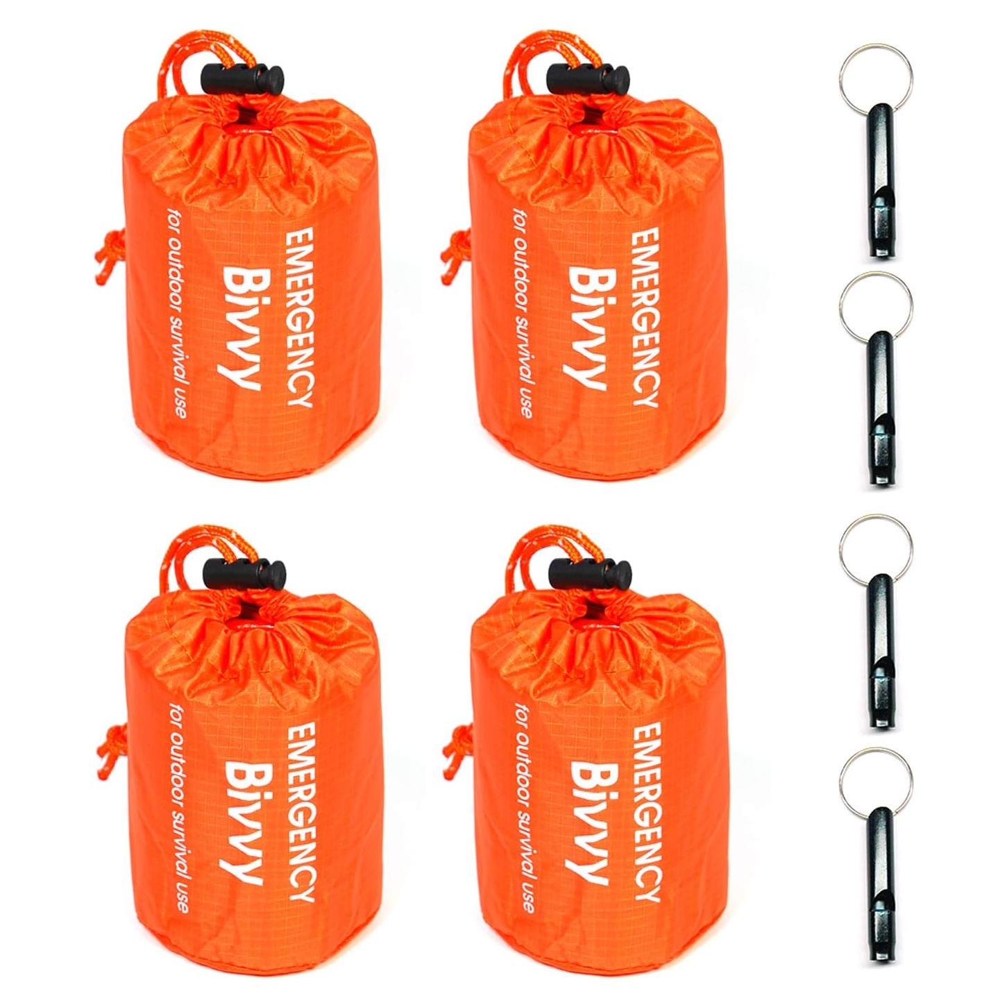 Paquete de 4 Bolsas de Supervivencia GOGOOD 91x213 cm