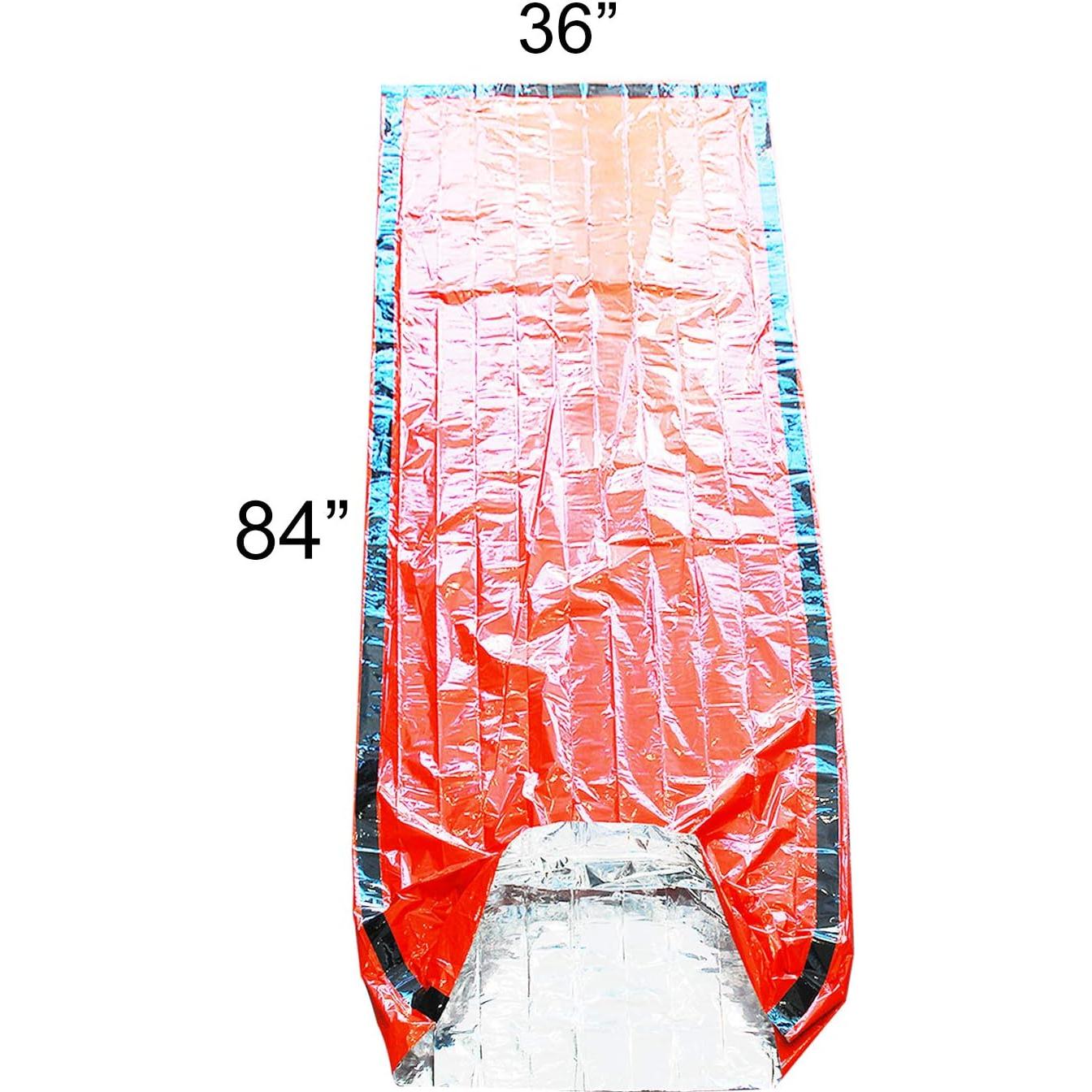 Paquete de 4 Bolsas de Supervivencia GOGOOD 91x213 cm