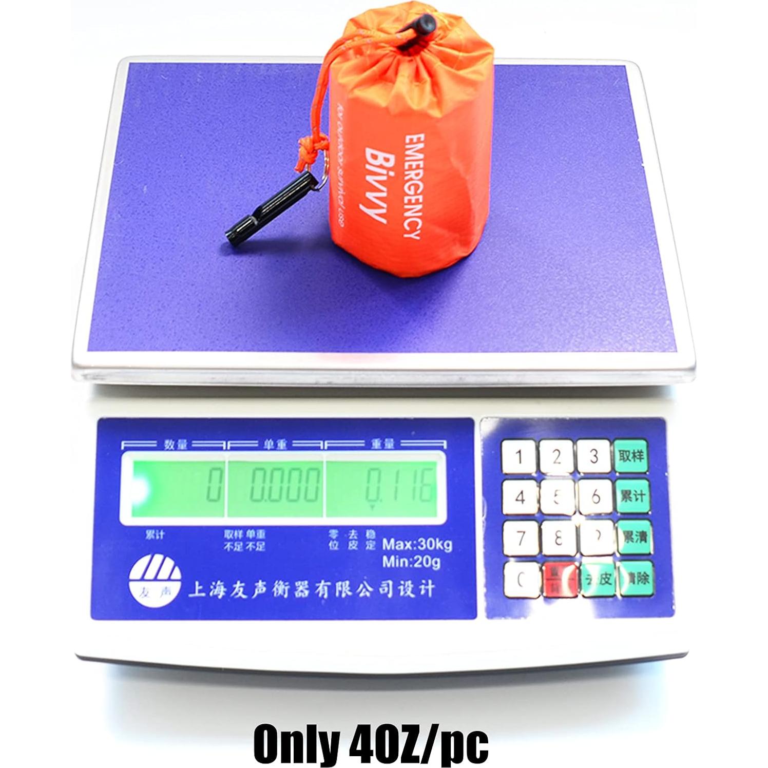 Paquete de 4 Bolsas de Supervivencia GOGOOD 91x213 cm