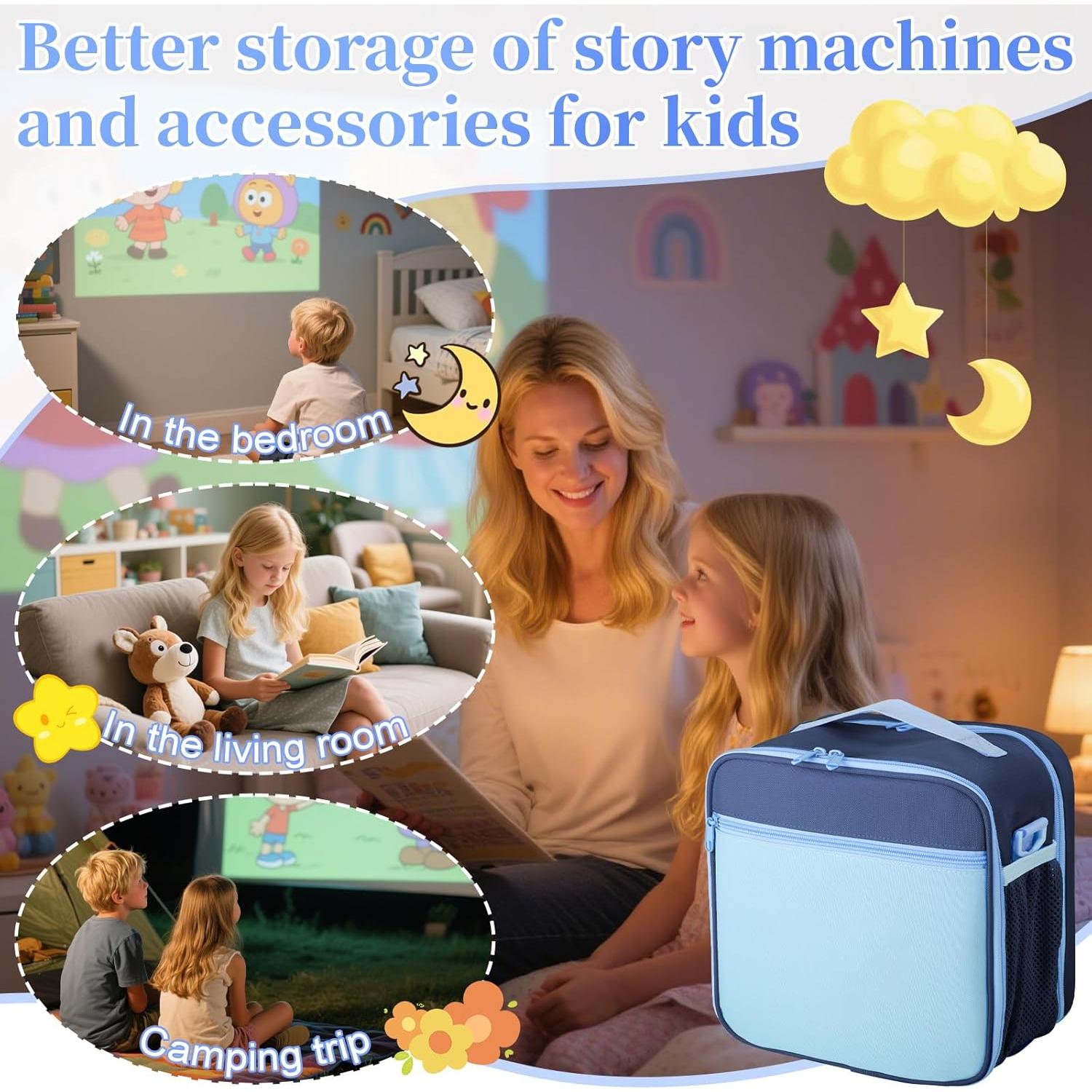 Funda Portátil Wigojoy para Proyector Little Tikes Azul