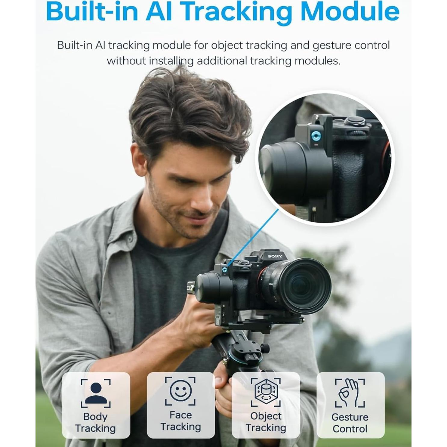Estabilizador de Cardán FeiyuTech SCORP 2 para DSLR y Sin Espejo