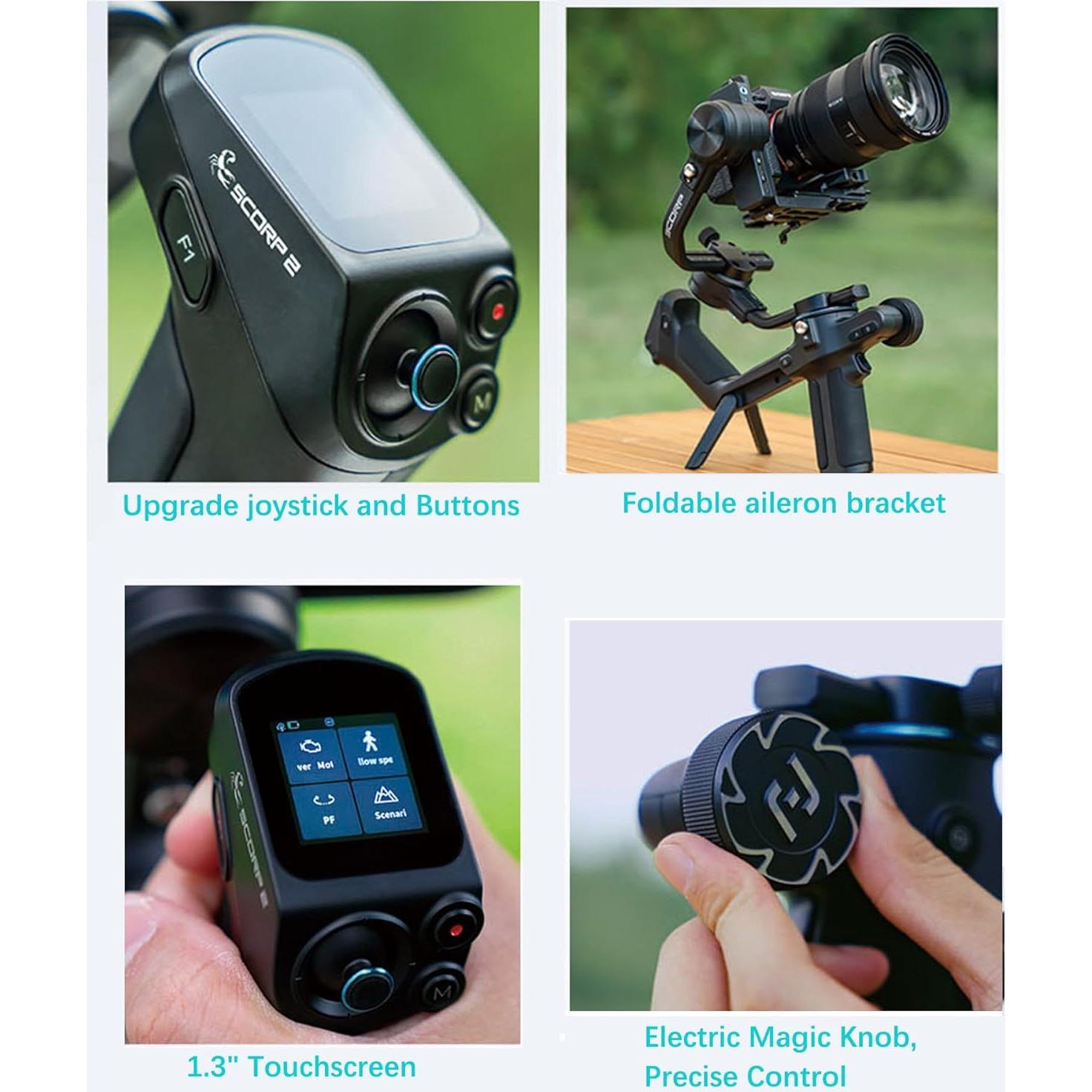 Estabilizador de Cardán FeiyuTech SCORP 2 para DSLR y Sin Espejo