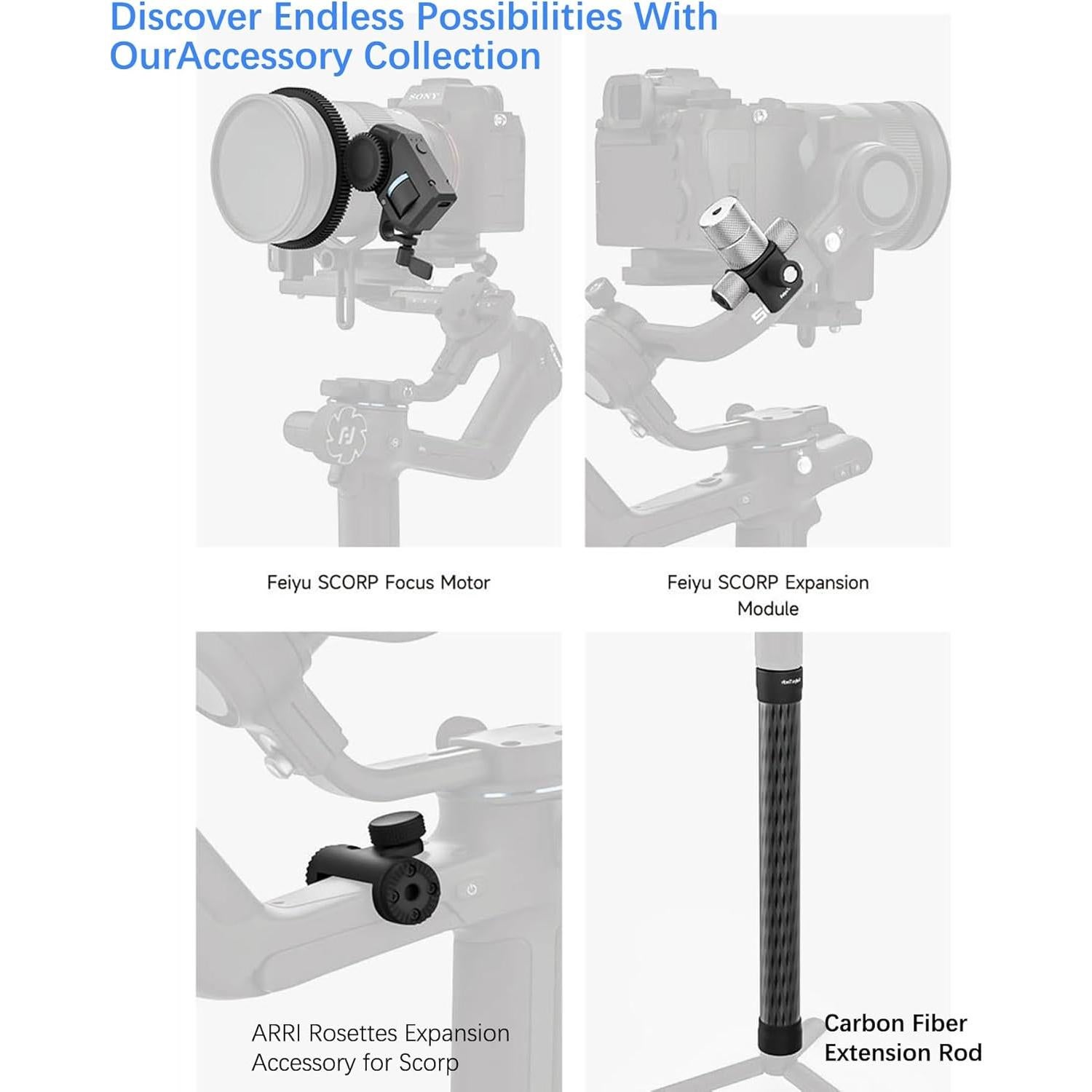 Estabilizador de Cardán FeiyuTech SCORP 2 para DSLR y Sin Espejo