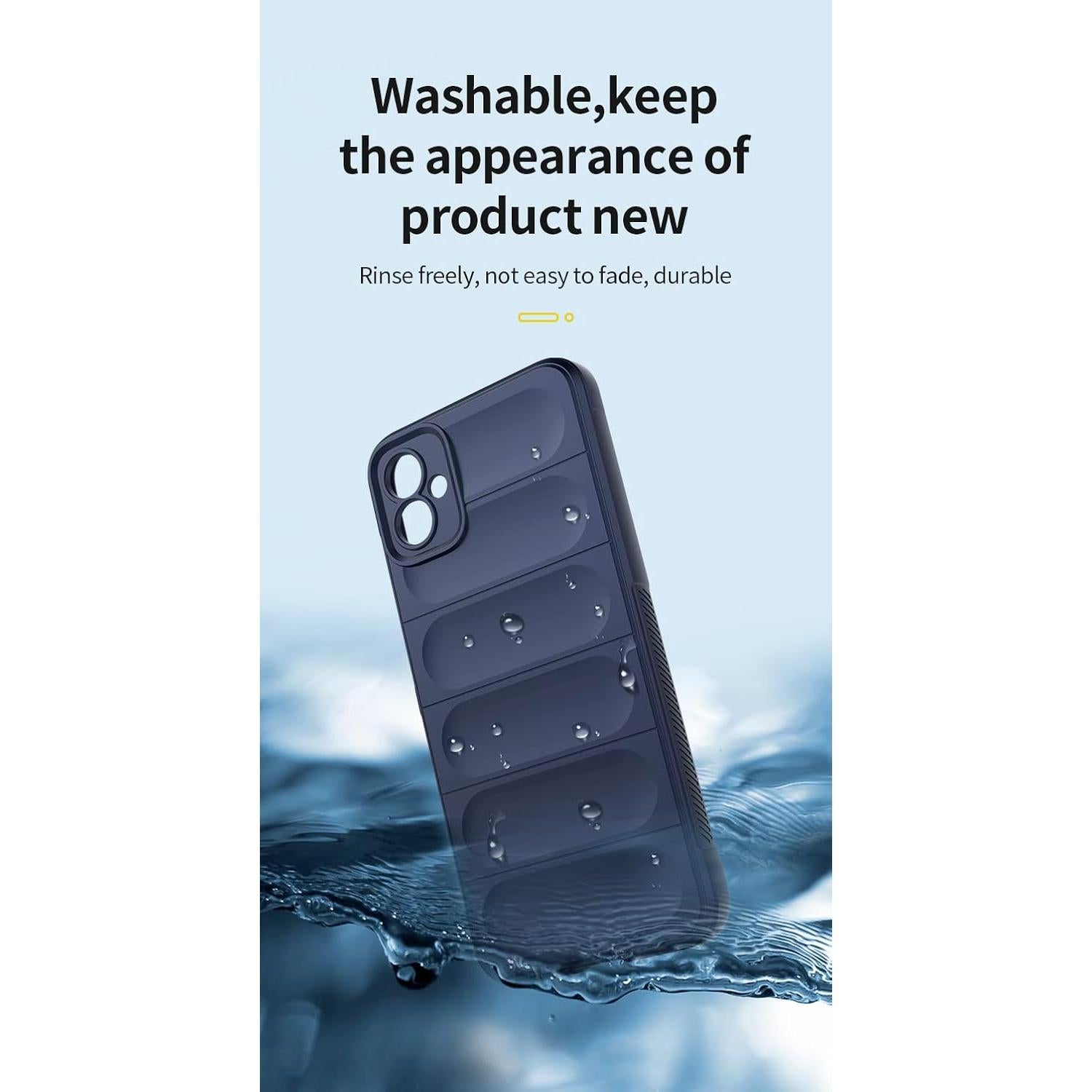 Funda TPU para Samsung Galaxy M04 4G y A04e 4G - Negro