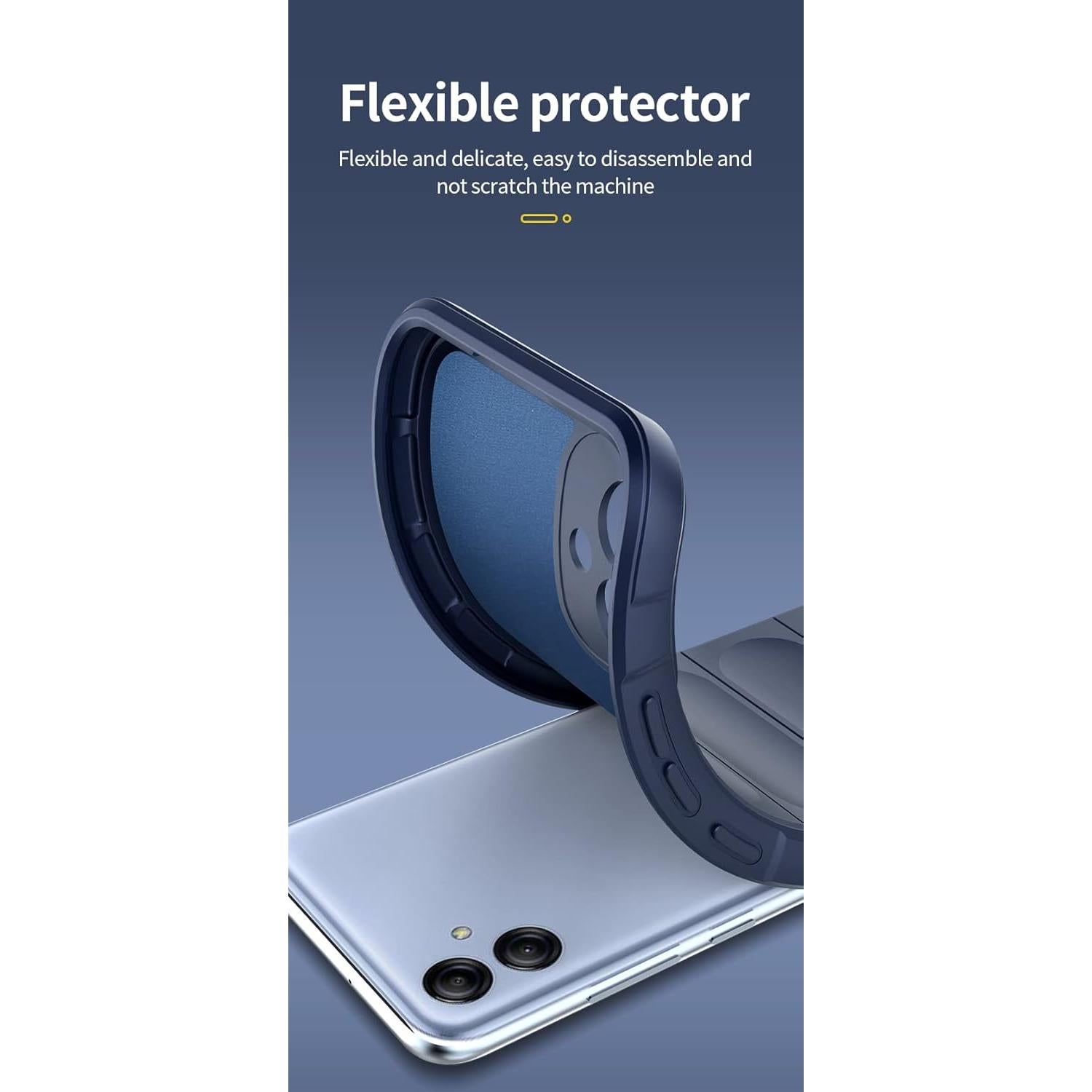 Funda TPU para Samsung Galaxy M04 4G y A04e 4G - Negro