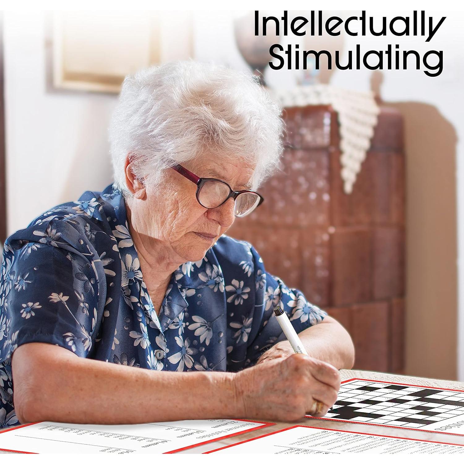 Crucigrama Reutilizable Manteniendo Ocupado para Adultos Mayores