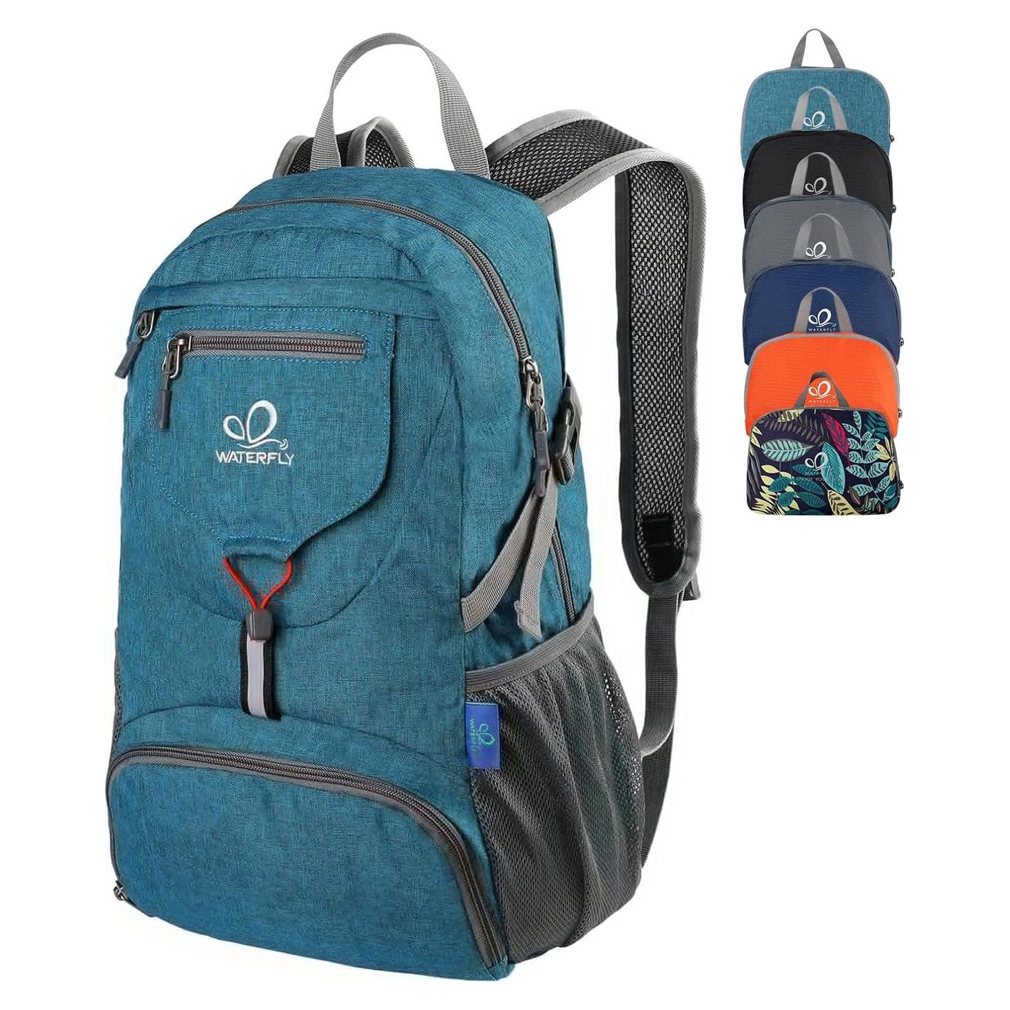 Mochila Plegable WATERFLY 20L Nylon Ultra Ligera Unisex