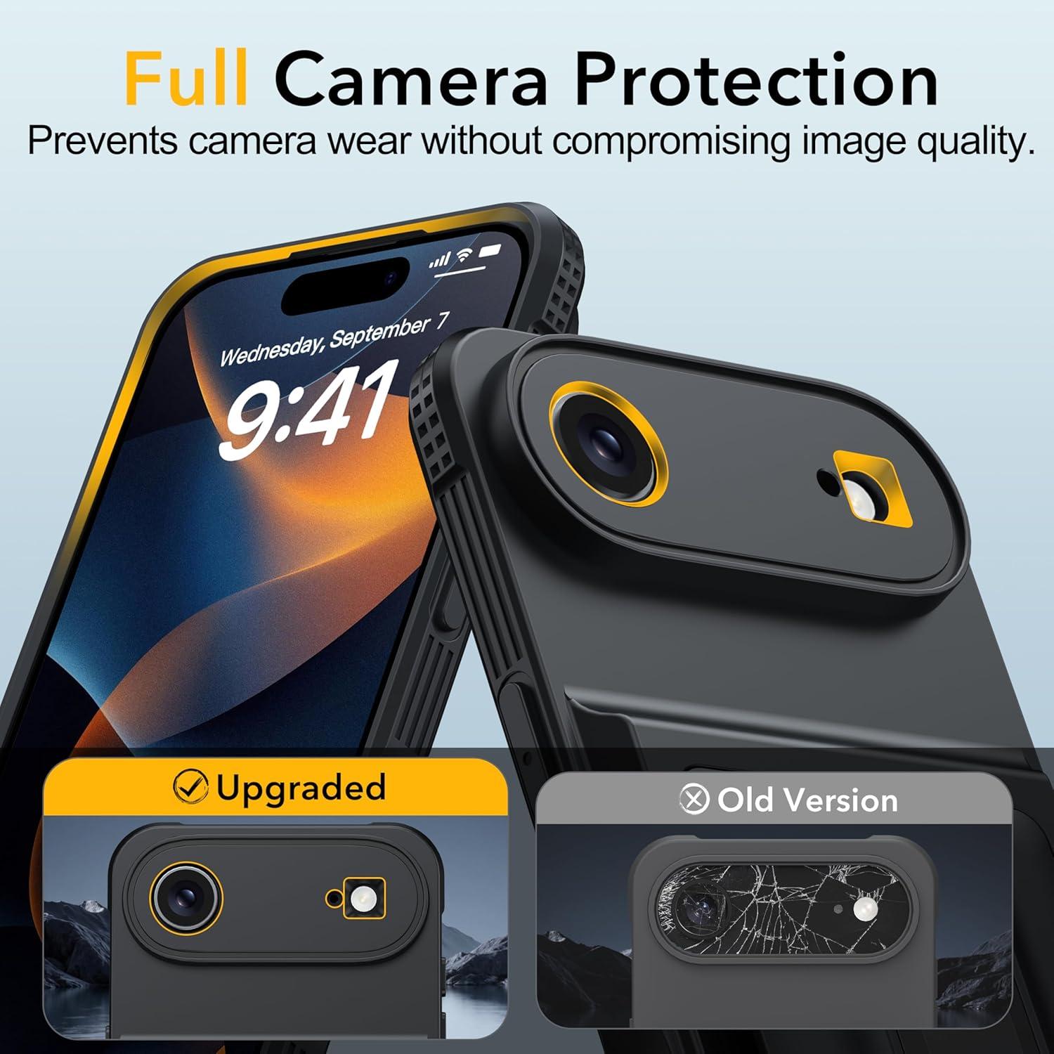 Funda de Cartera Oterkin para iPhone 17 Air 6.5" Negro con RFID