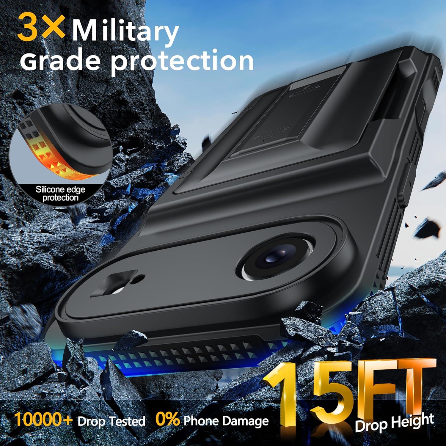 Funda de Cartera Oterkin para iPhone 17 Air 6.5" Negro con RFID