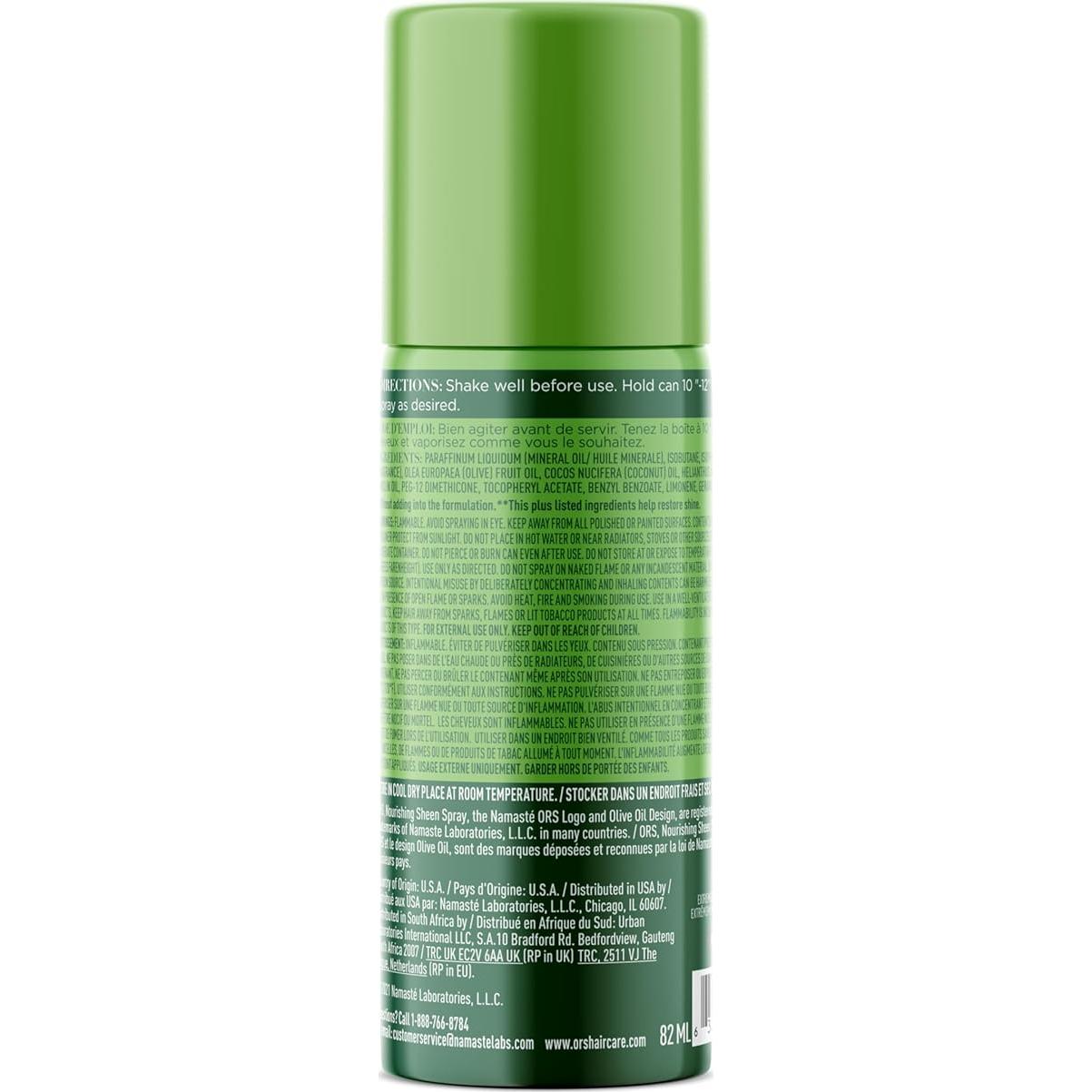 Spray Brillo Nutritivo ORS Aceite de Oliva y Coco 56.7g