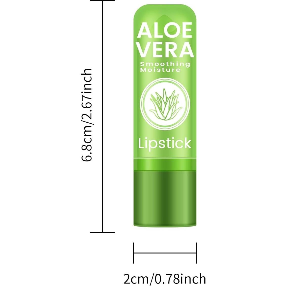 Bálsamo Labial Hidratante Ownest 10 Pcs Aloe Vera pH
