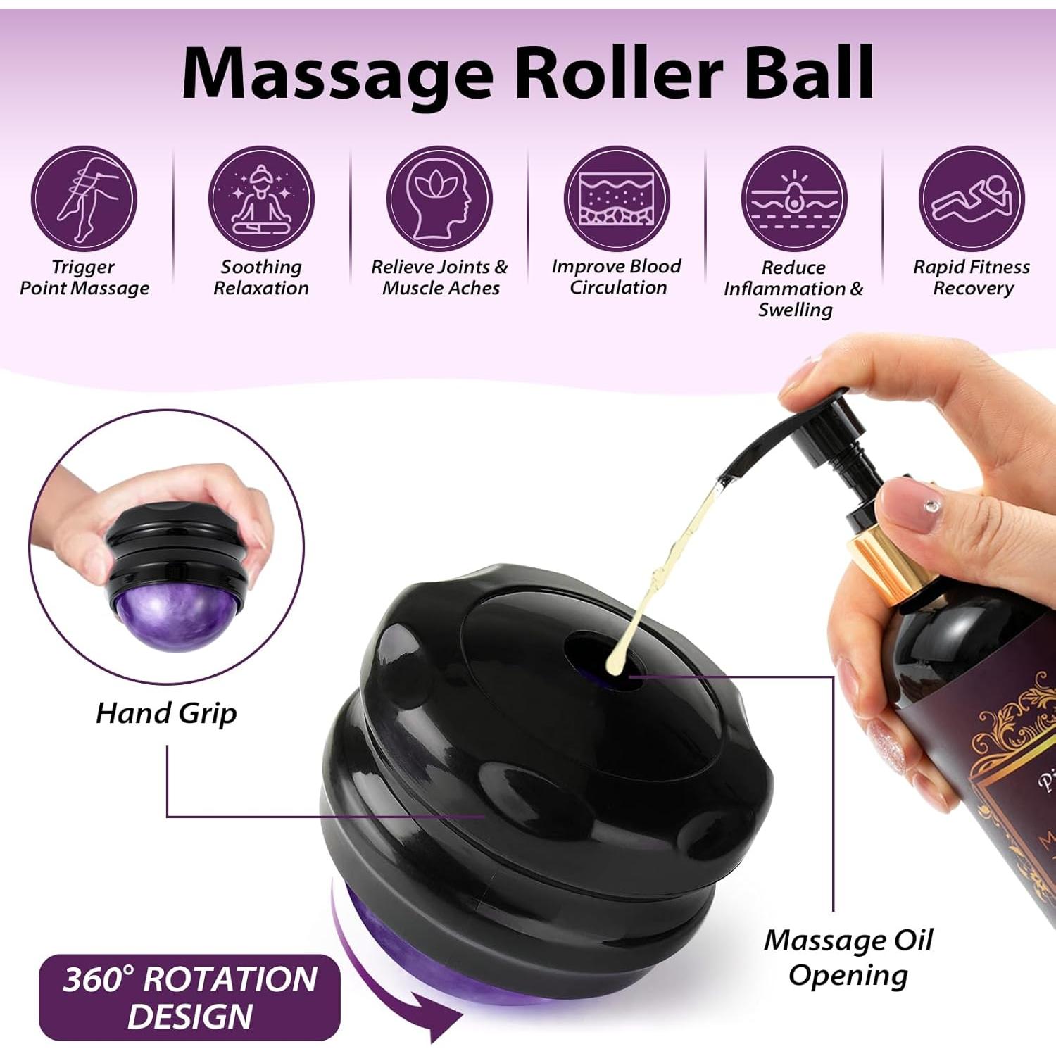 Aceite de Masaje de Lavanda Pjordo 300 ml - Relajante y Suave